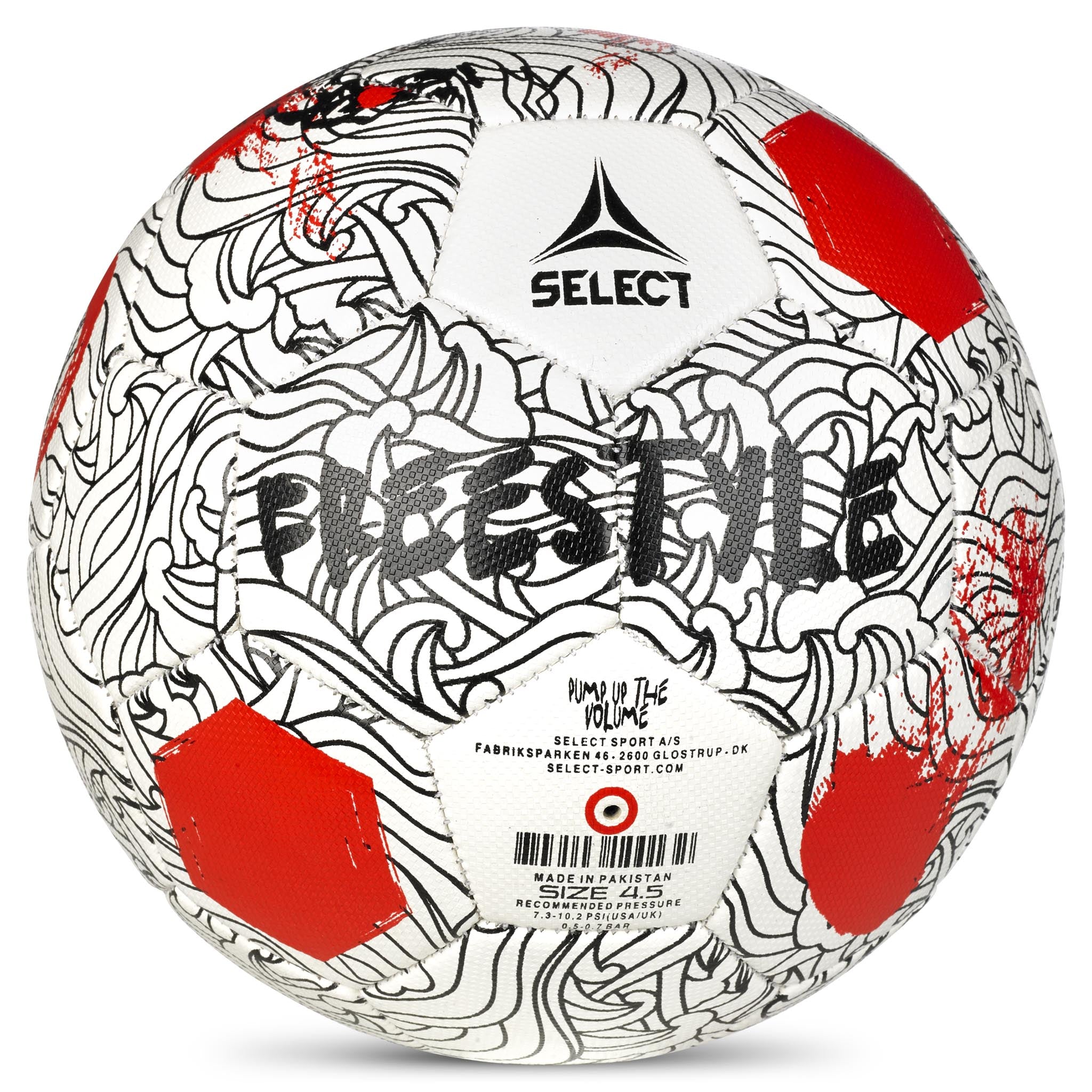 Fotball - Freestyle #farge_ #farge_hvit/rød #farge_white/red