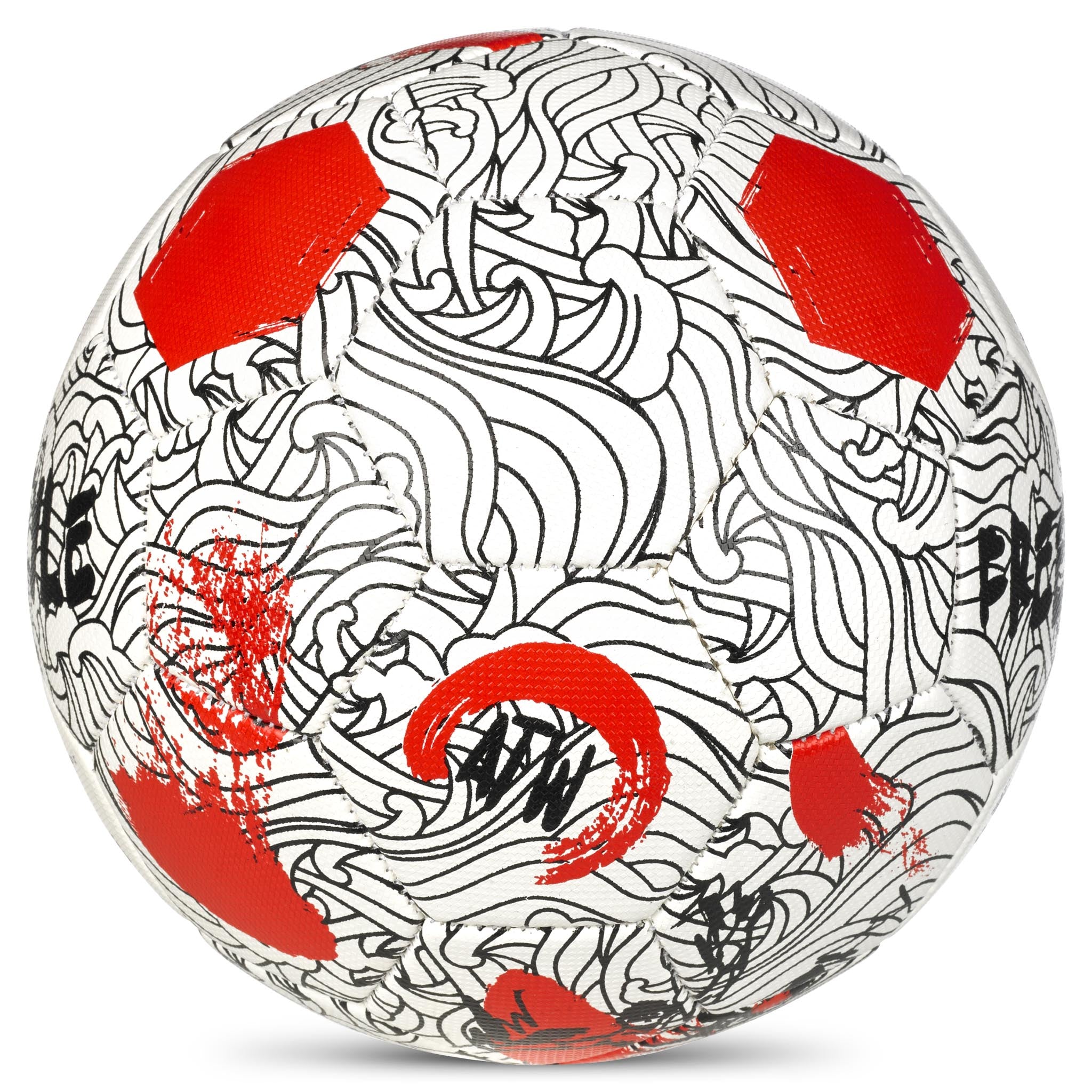 Fotball - Freestyle #farge_ #farge_hvit/rød #farge_white/red