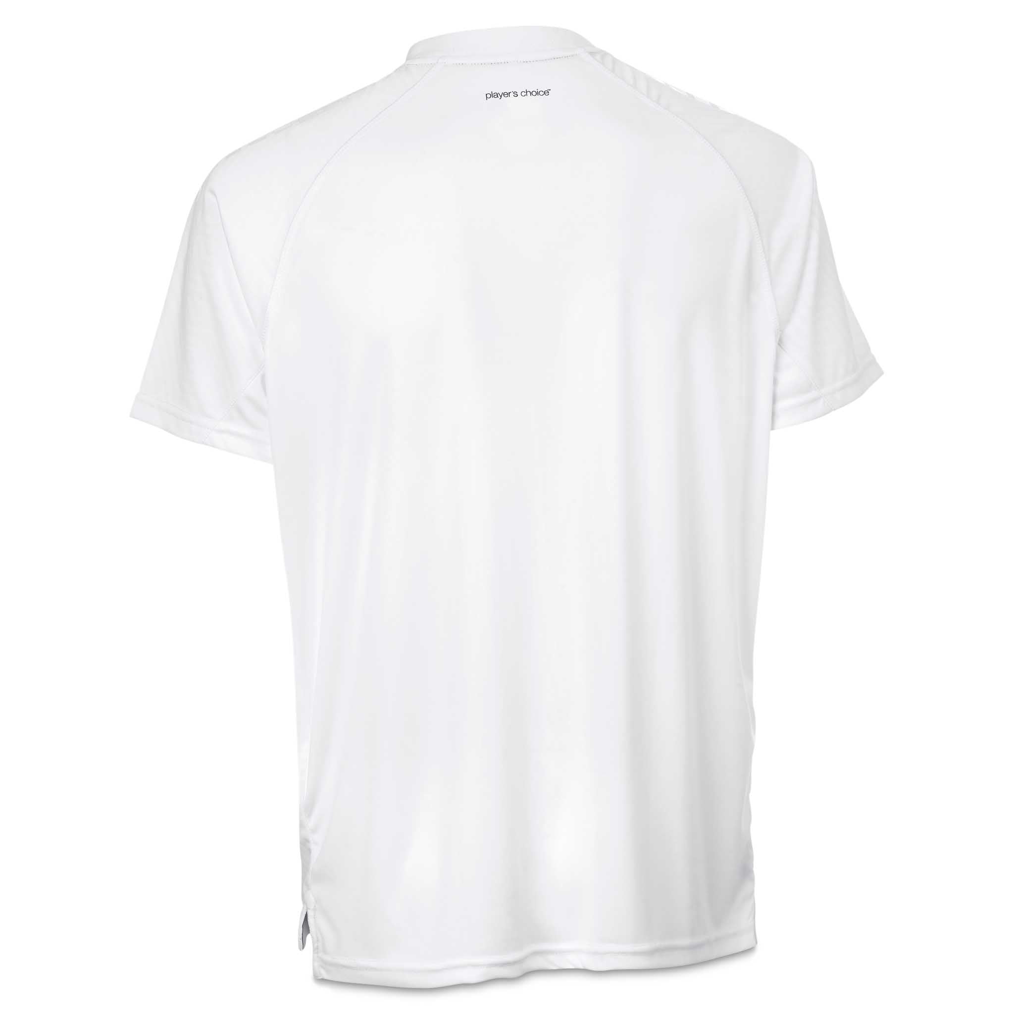 Hvit Player shirt S/S Monaco v24, kamp- og treningsklær, bakside