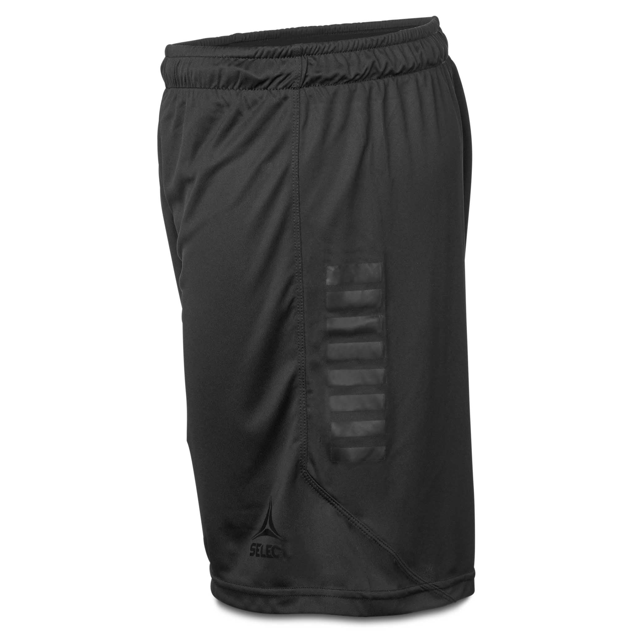 Svarte Player shorts Monaco v24, Kamp- og treningstøy, sett fra høyre side