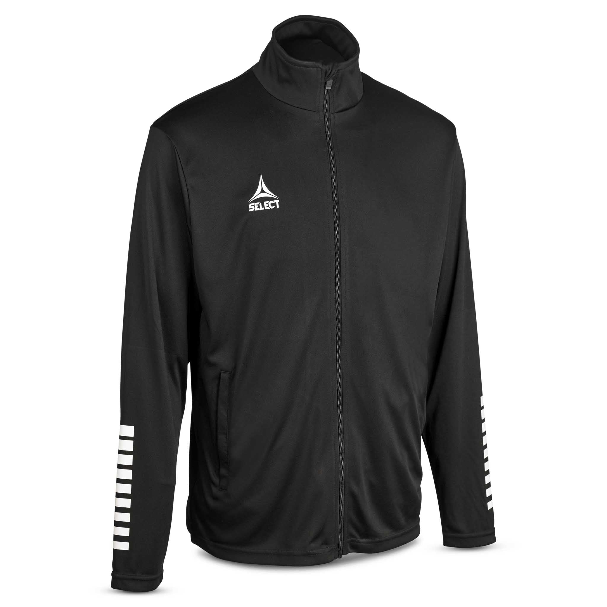 Pisa zip treningsjakke #farge_svart/hvit