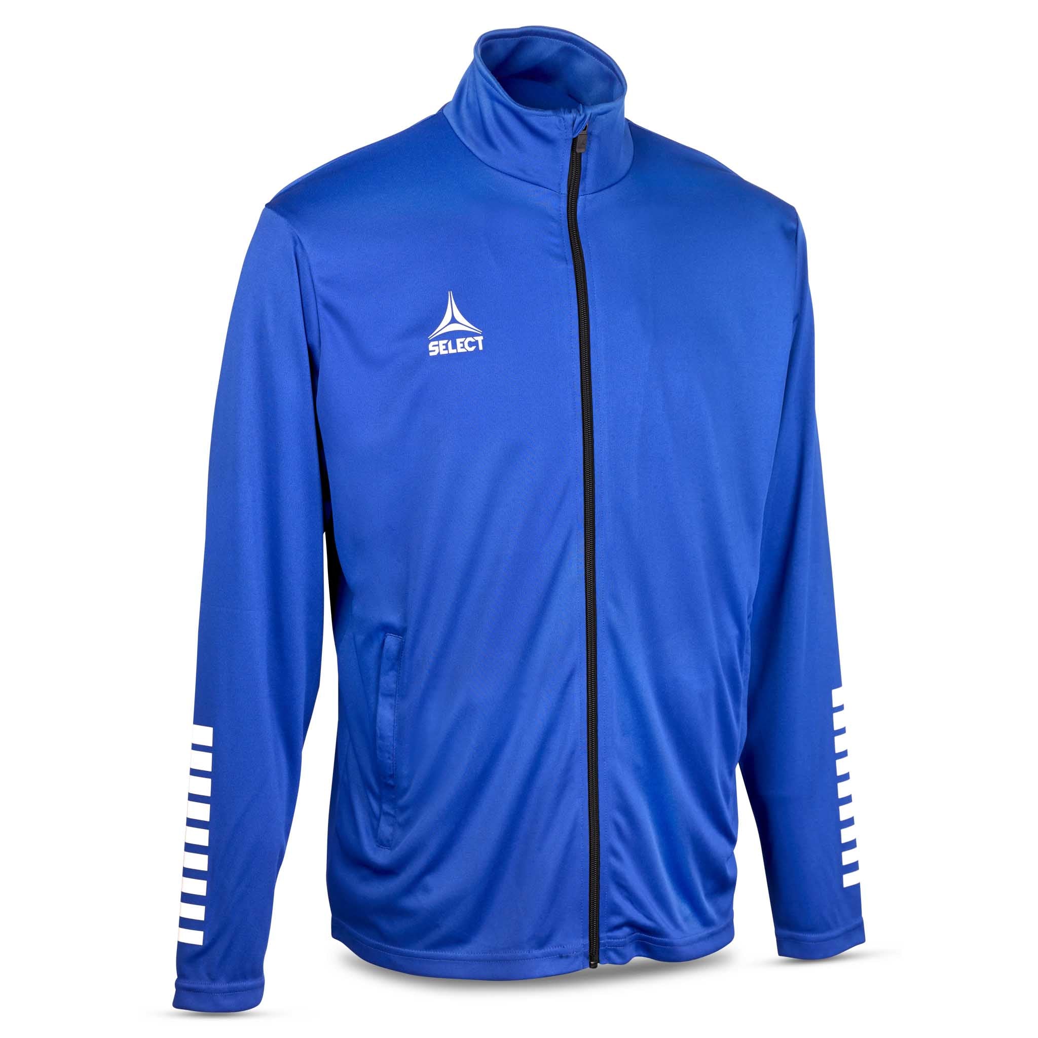 Pisa zip treningsjakke - Barn #farge_blå/hvit