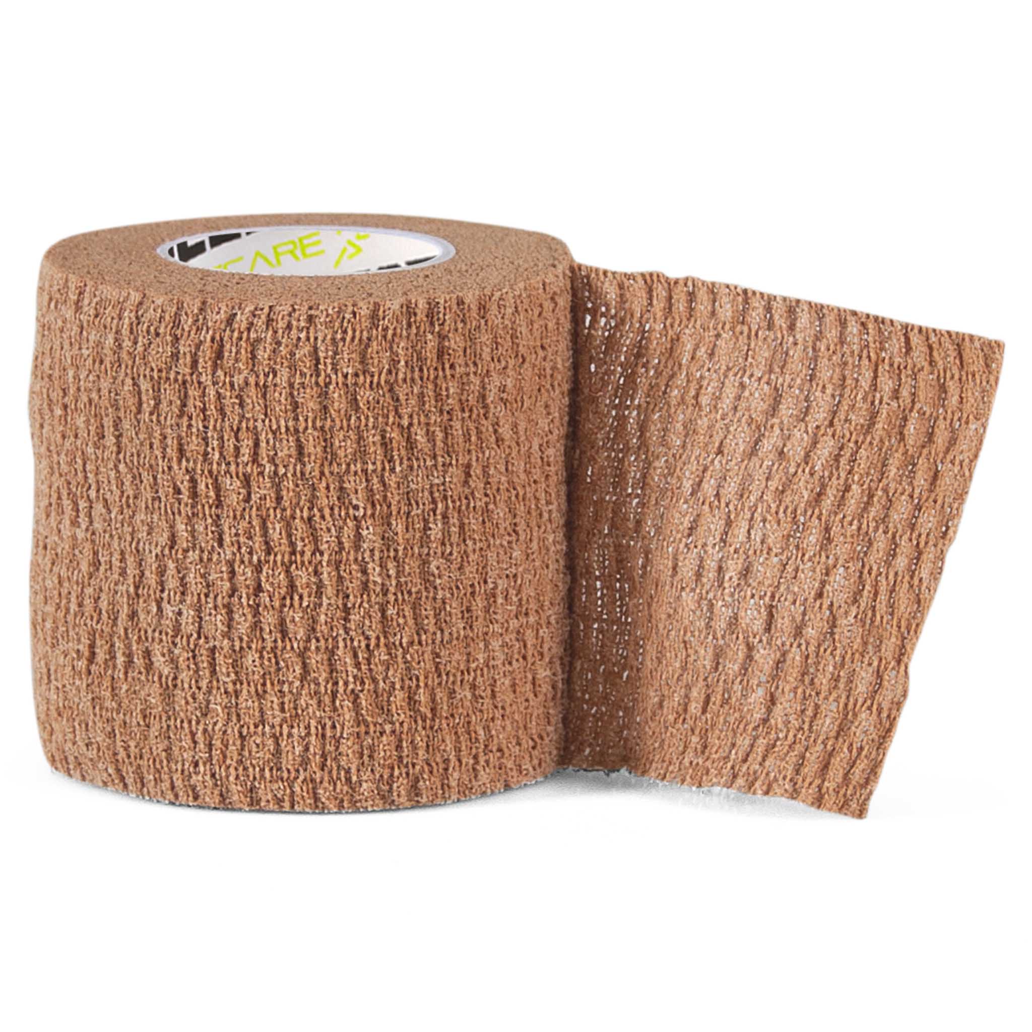 Stretch Bandasje (5 cm. x 4,5 m.) #farge_beige