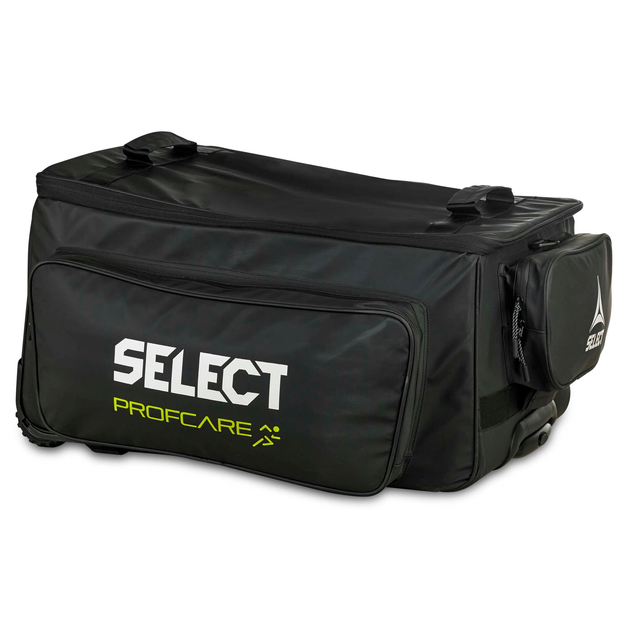 Svart Medicalbag trolley v25, Sports care, forsidevisning med Select Profcare-logo.