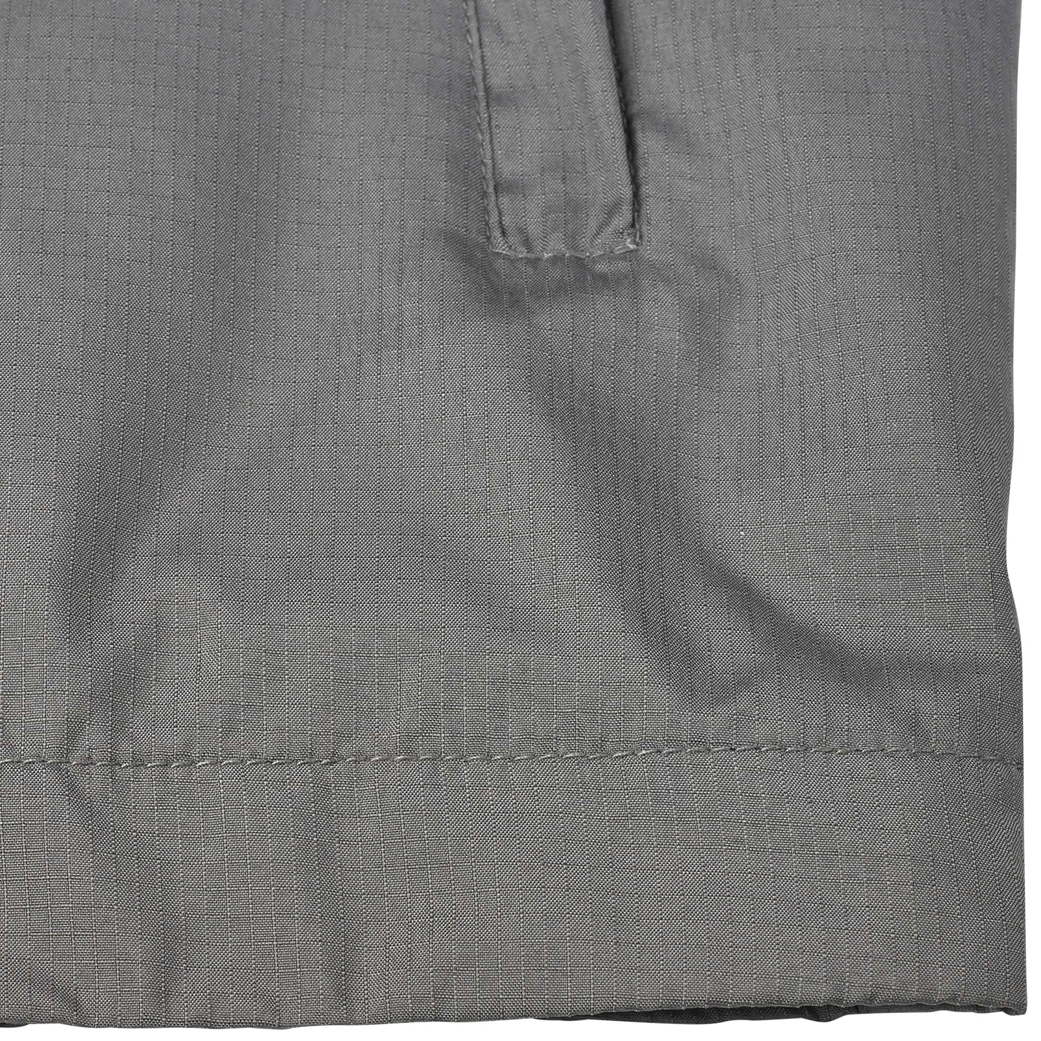 Nærbilde av grå Training jacket Spain v25, Match & Training wear, viser stoffets tekstur, lomme og kant.