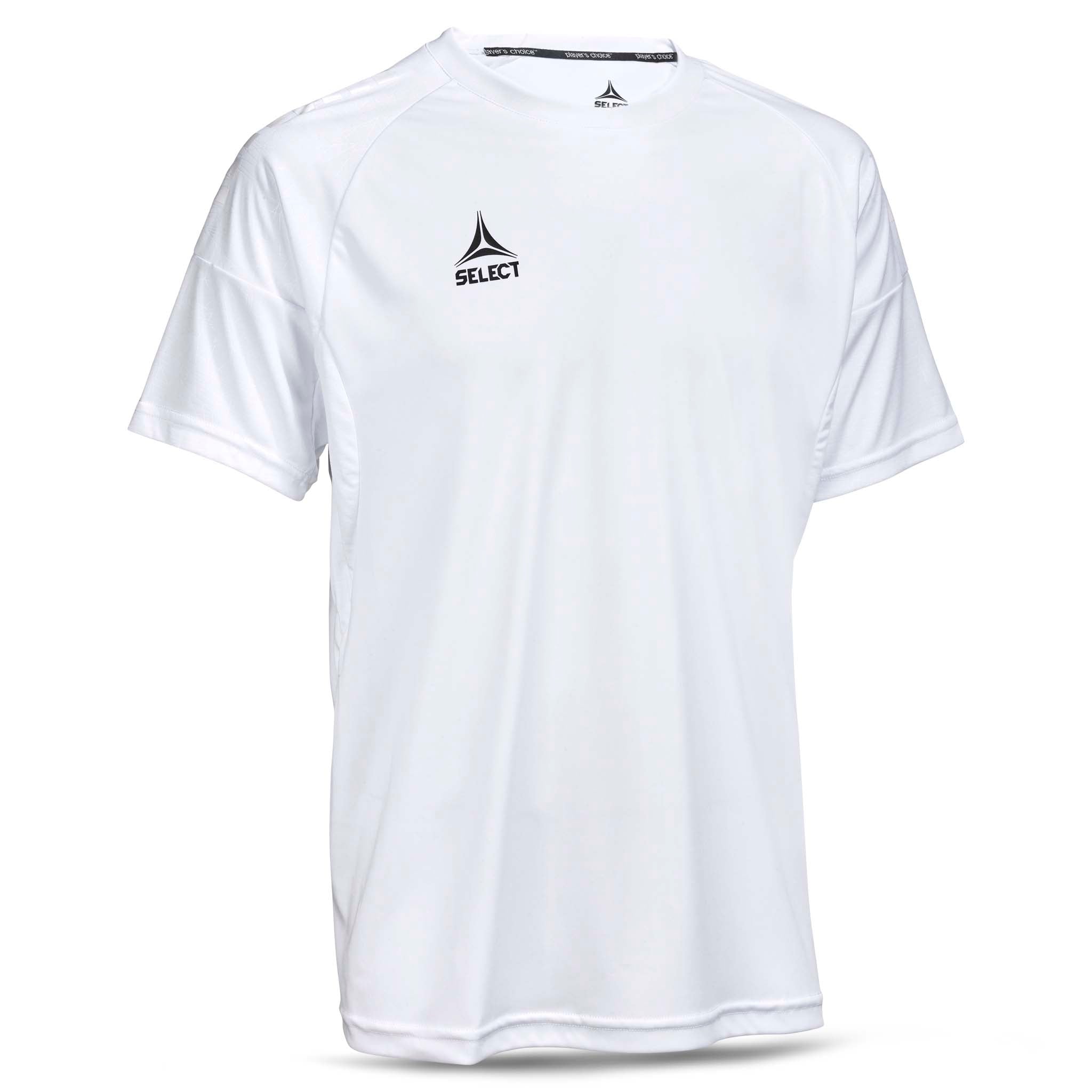 Hvit Player shirt S/S Spain v25, kamp- og treningstøy, fotball, sett forfra