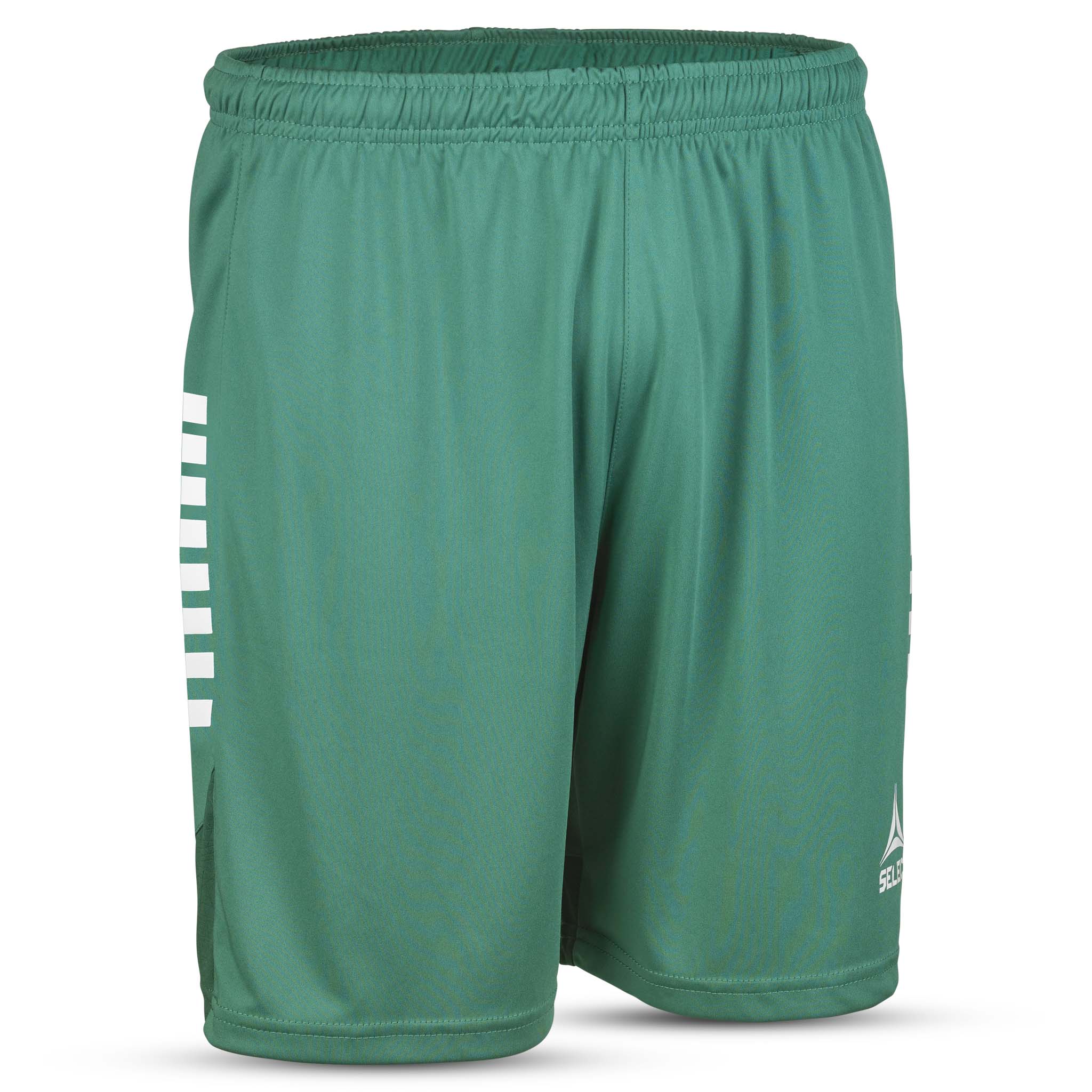 Forfra av grønne Player shorts Spain v25 med hvite detaljer, Match & Training wear til fotball