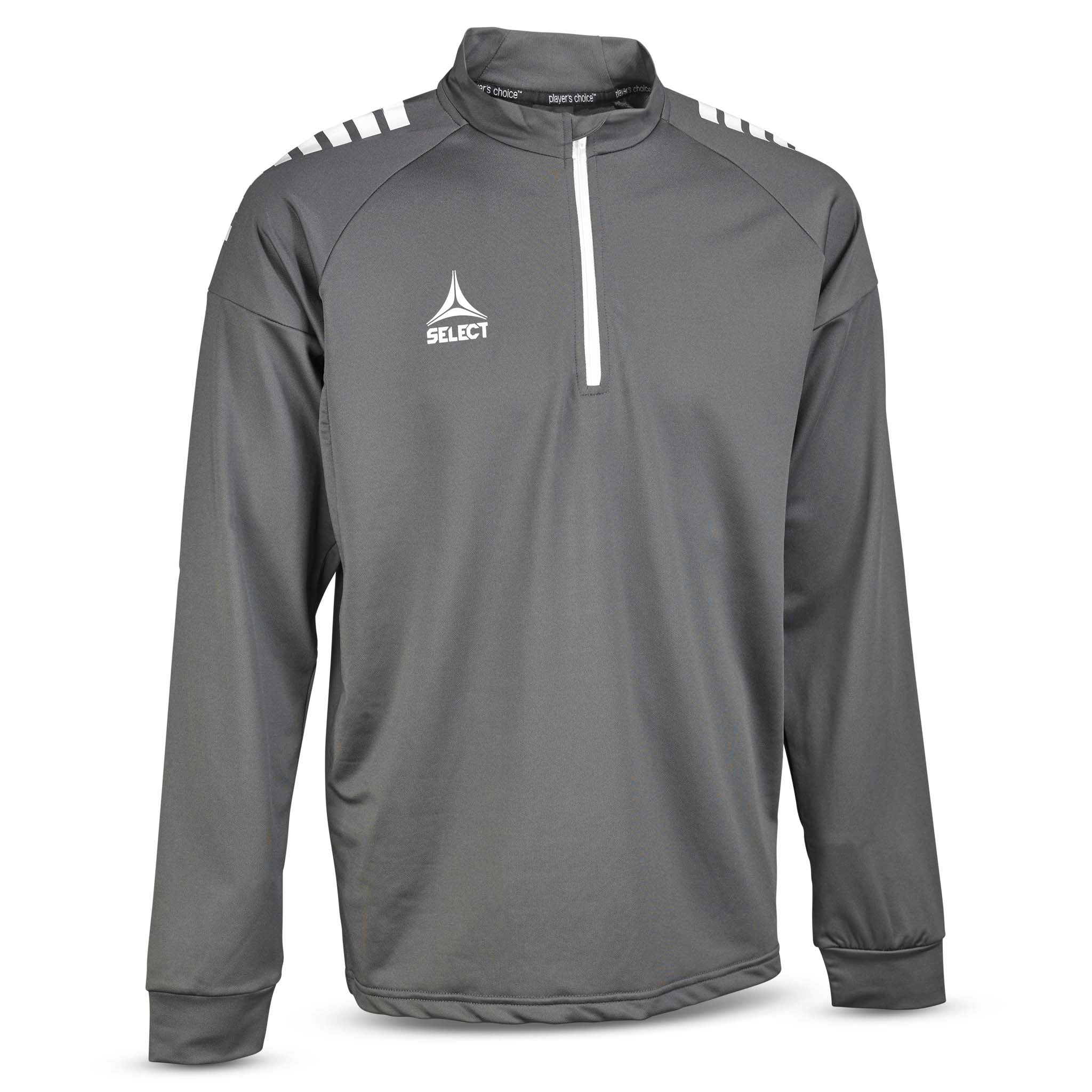 Spain Treningssweatshirt 1/2 glidelås - Barn #farge_grey/white
