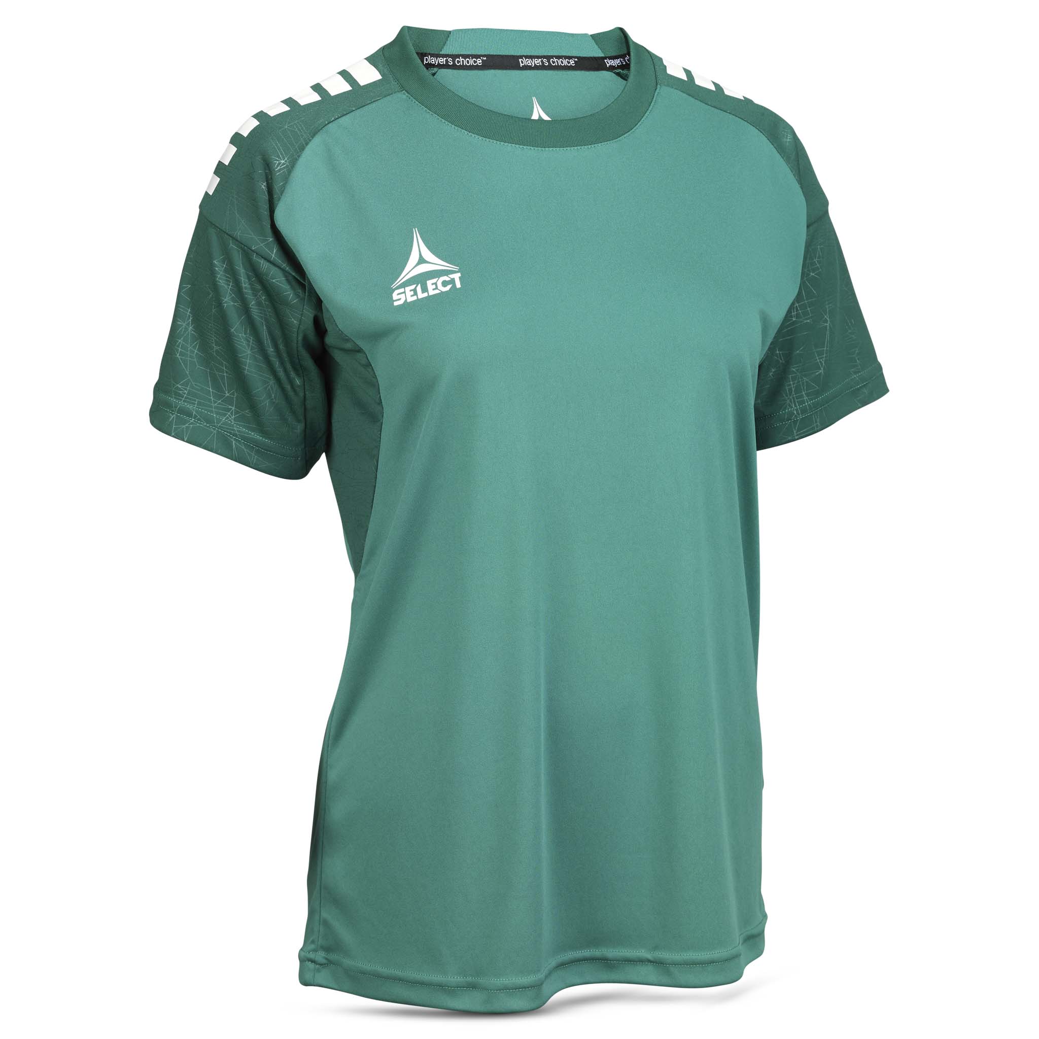 Forfra grønn-hvit Player shirt S/S Spain woman v25, fotball Match & Training wear