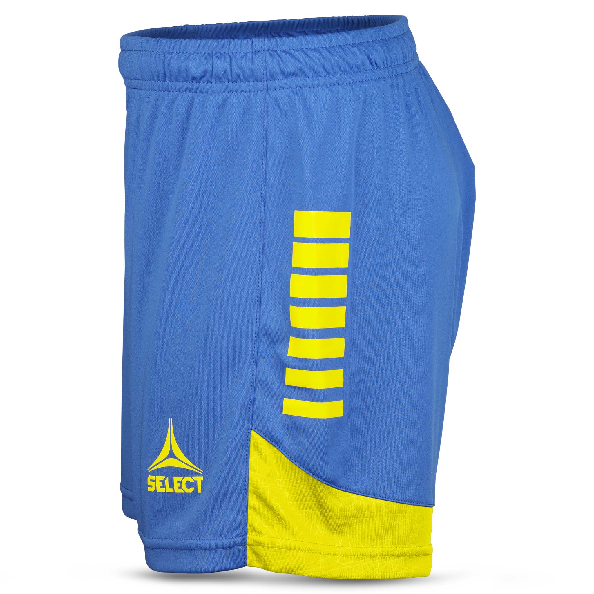 Blå og gule Player shorts Spain woman v25, Match & Training wear, sett fra høyre