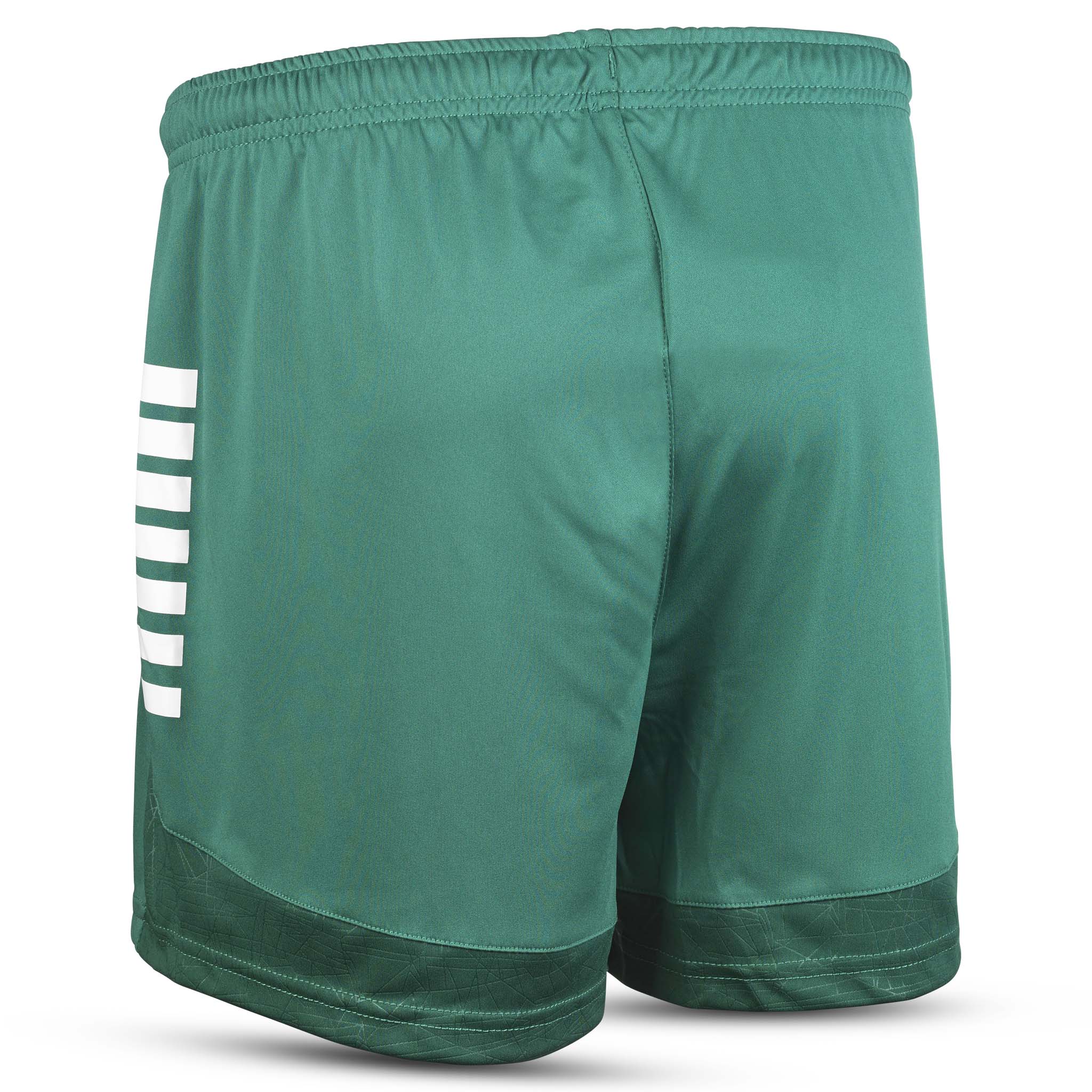 Grønne og hvite Player shorts Spain woman v25, kamp- og treningstøy, sett bakfra