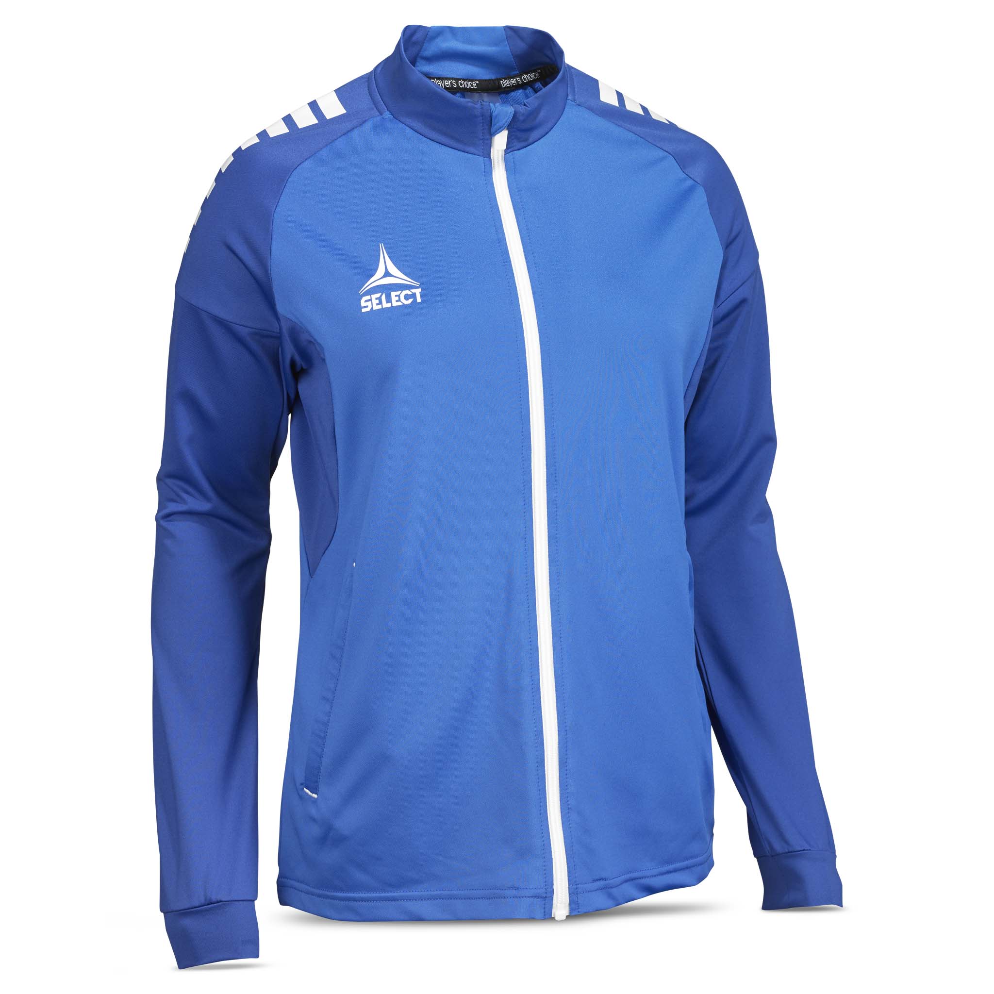 Spain Treningsjakke glidelås - Kvinner #farge_blå/hvit