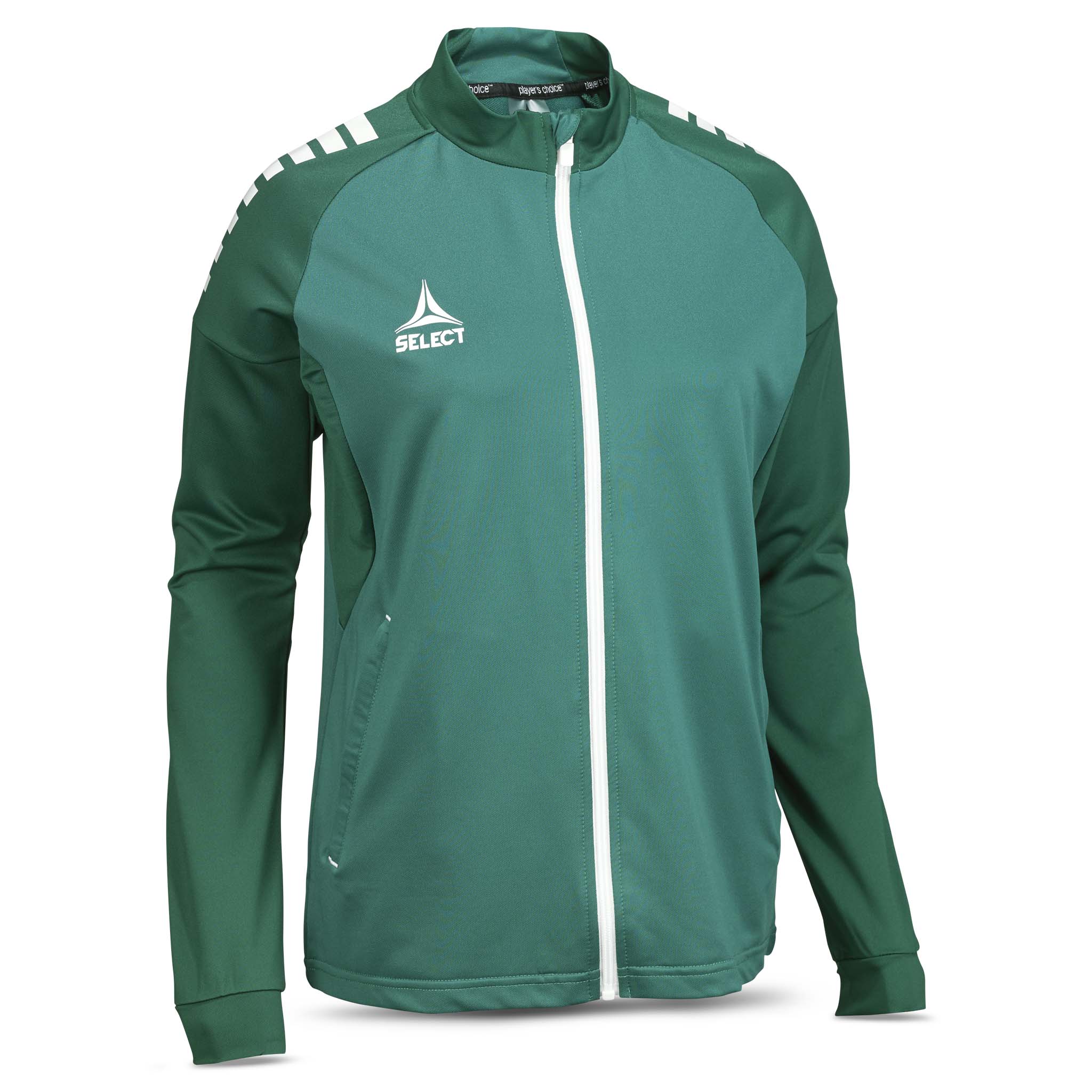 Spain Treningsjakke glidelås - Kvinner #farge_grønn/hvit