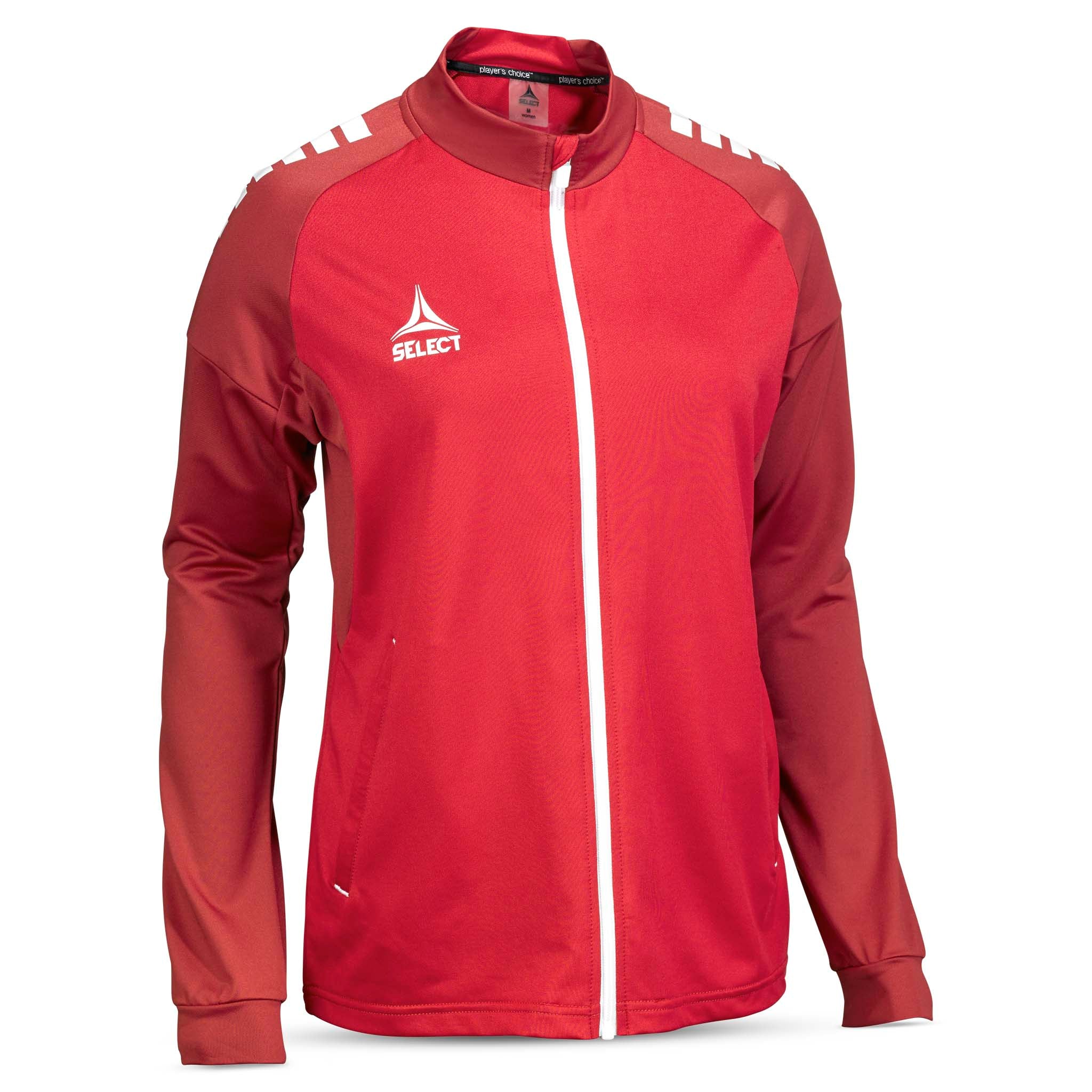 Spain Treningsjakke glidelås - Kvinner #farge_rød/hvit