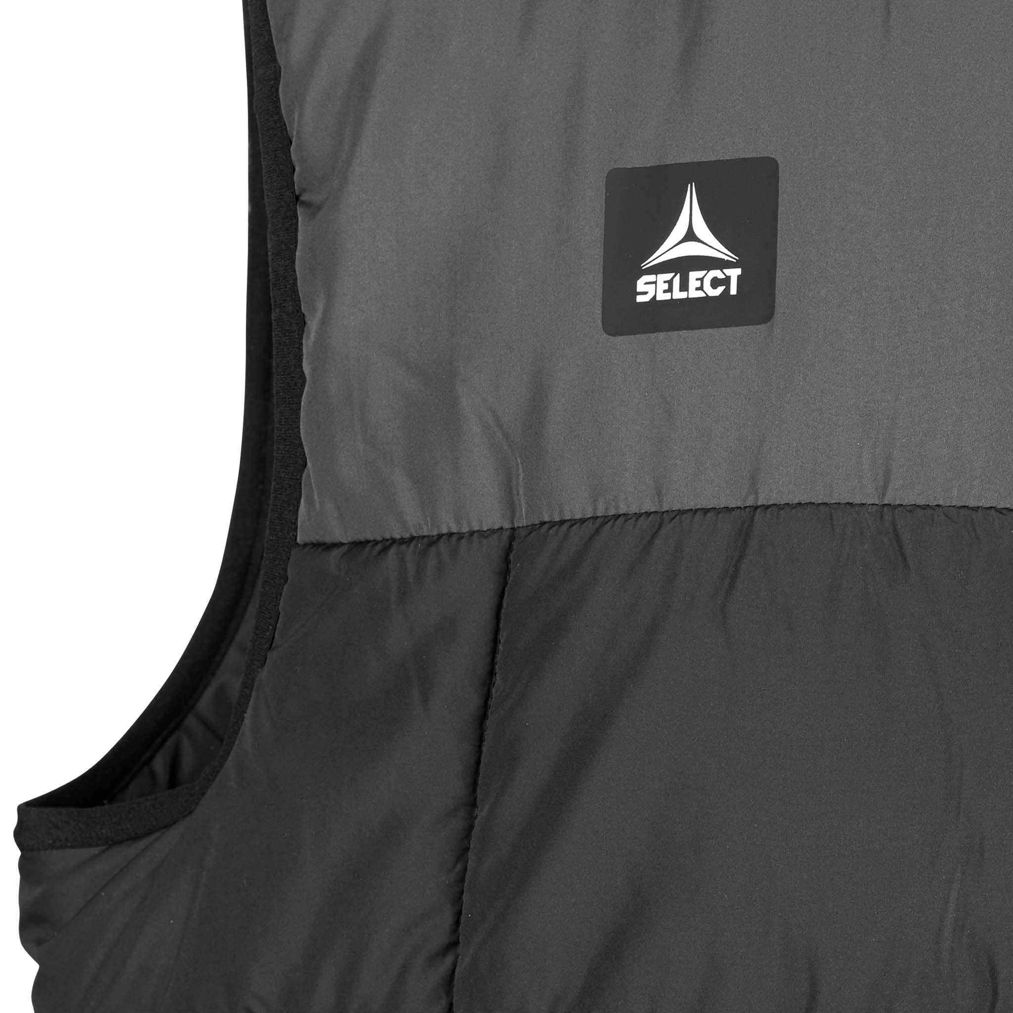 Oxford Padded vest #farge_ #farge_svart/grå #farge_svart/grå
