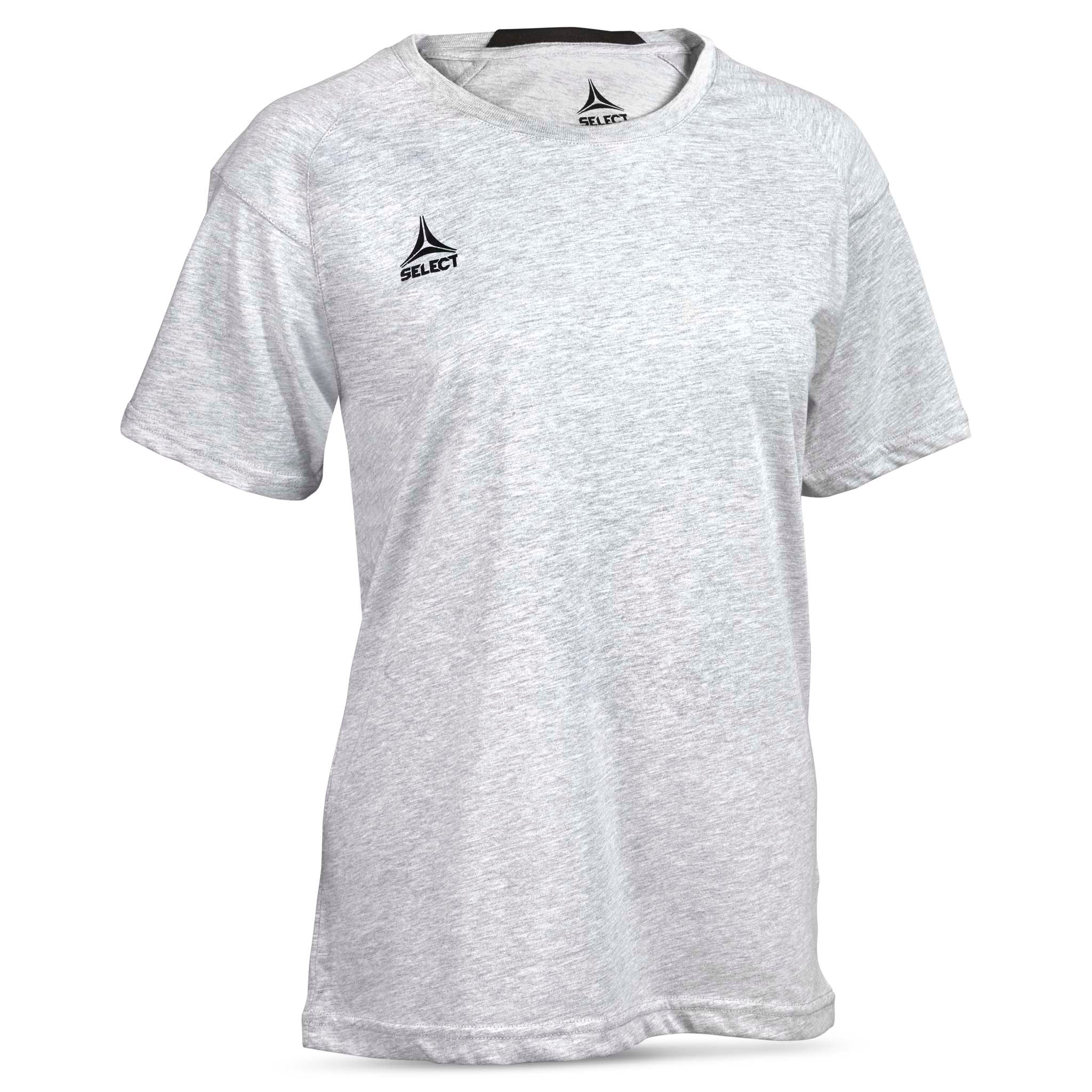 Grå T-Shirt Oxford woman v25, fritidsklær, sett forfra