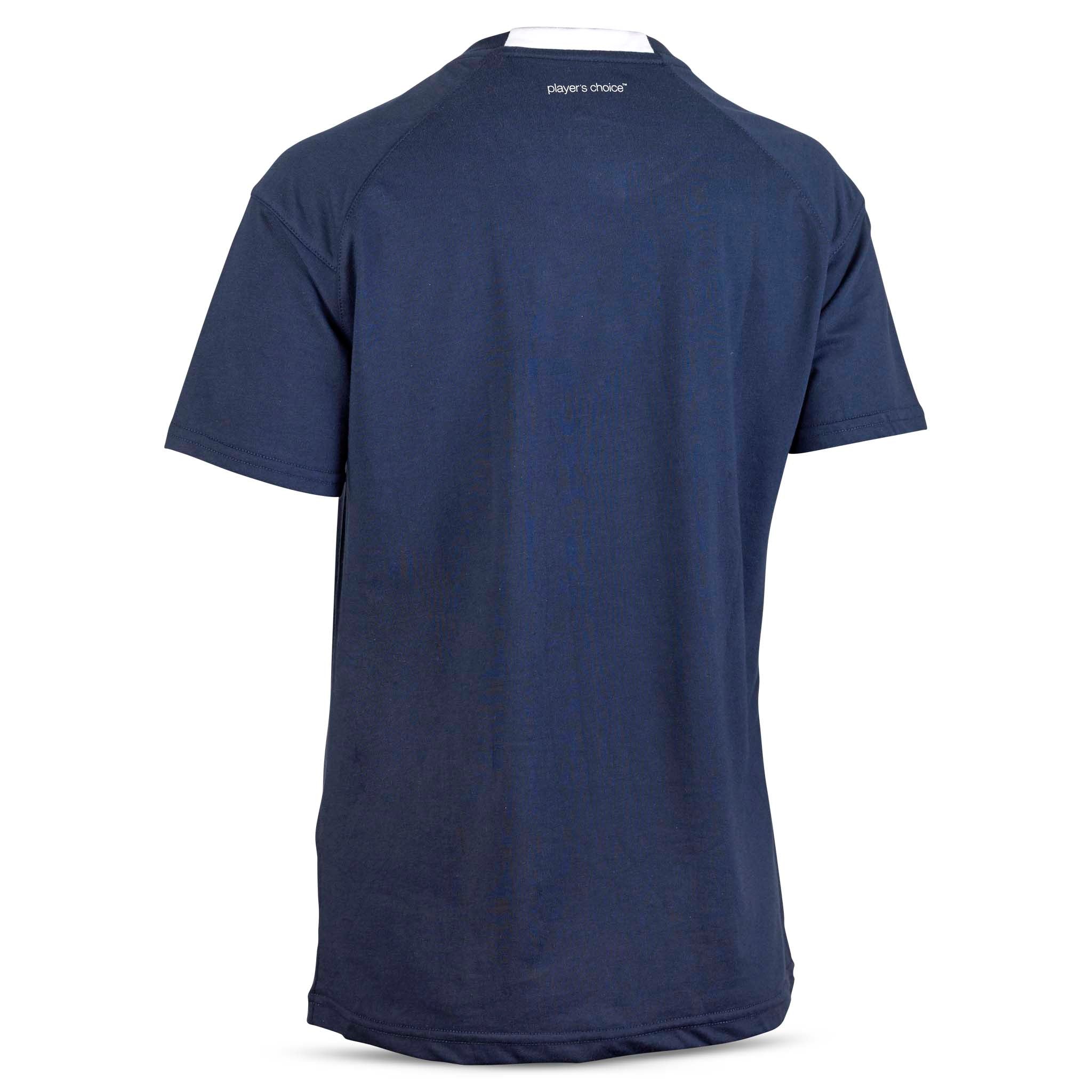 Marineblå T-Shirt Oxford woman v25, fritidsklær, sett bakfra