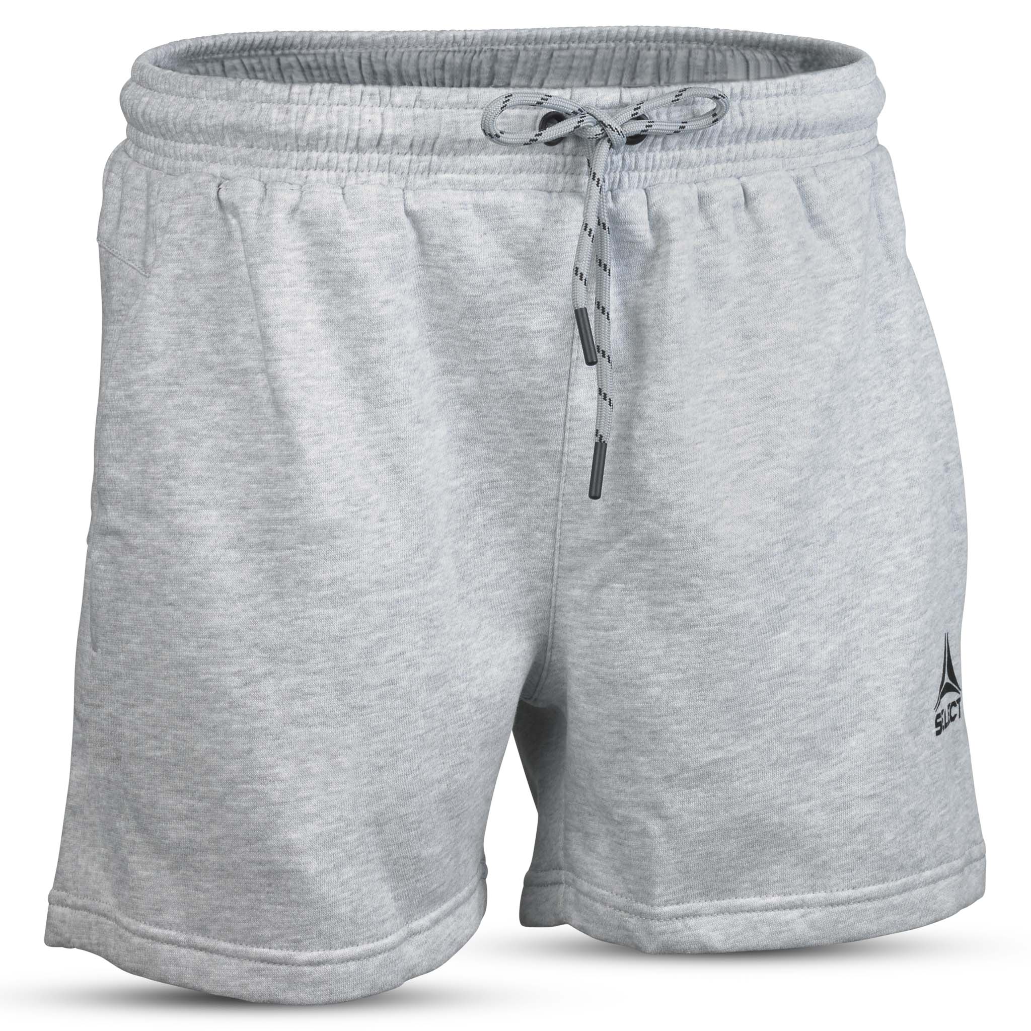 Forside av grå Sweat shorts Oxford women v25, fritidsklær med snøring i livet