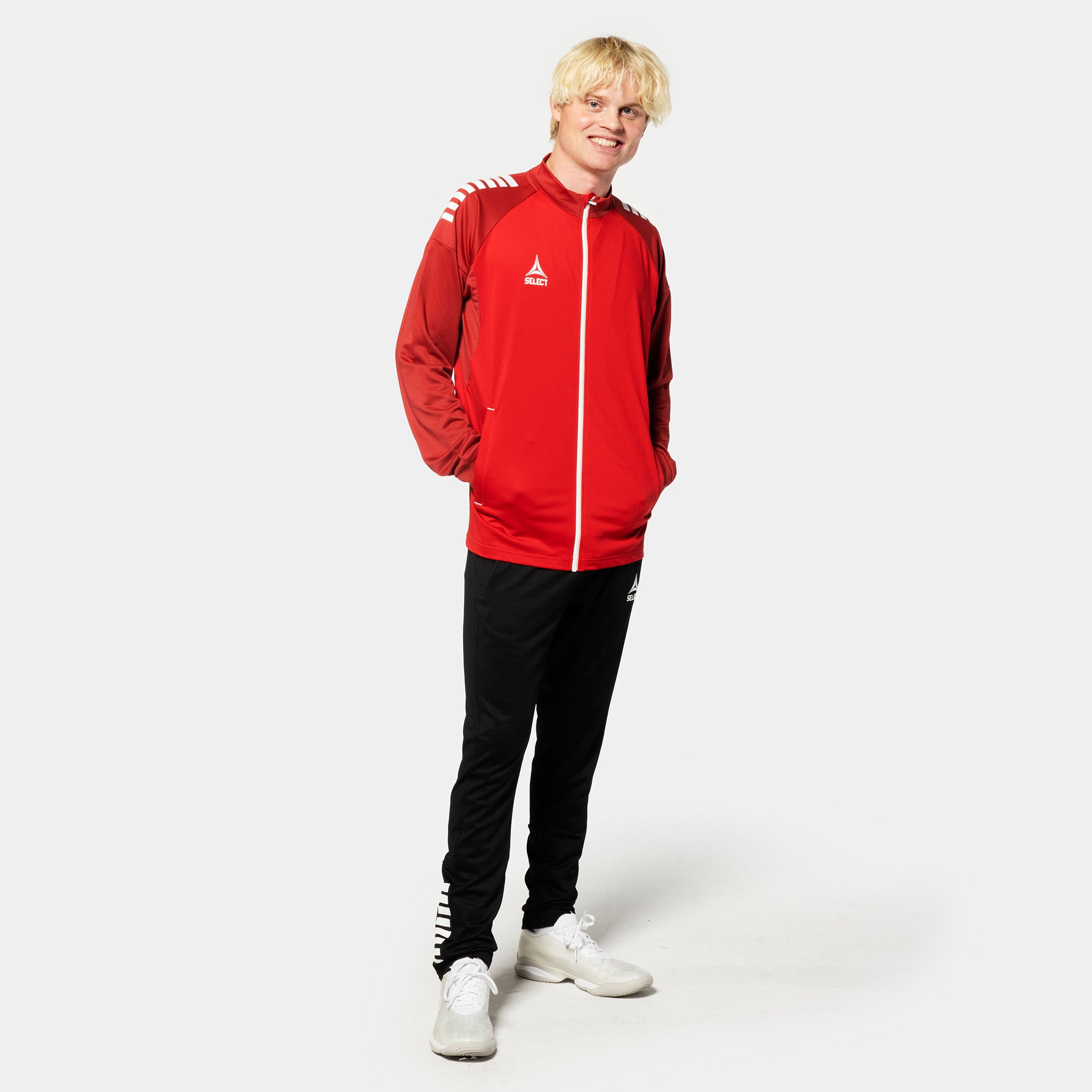 Spain Treningsbukser regular fit #farge_ #farge_rød/hvit #farge_svart