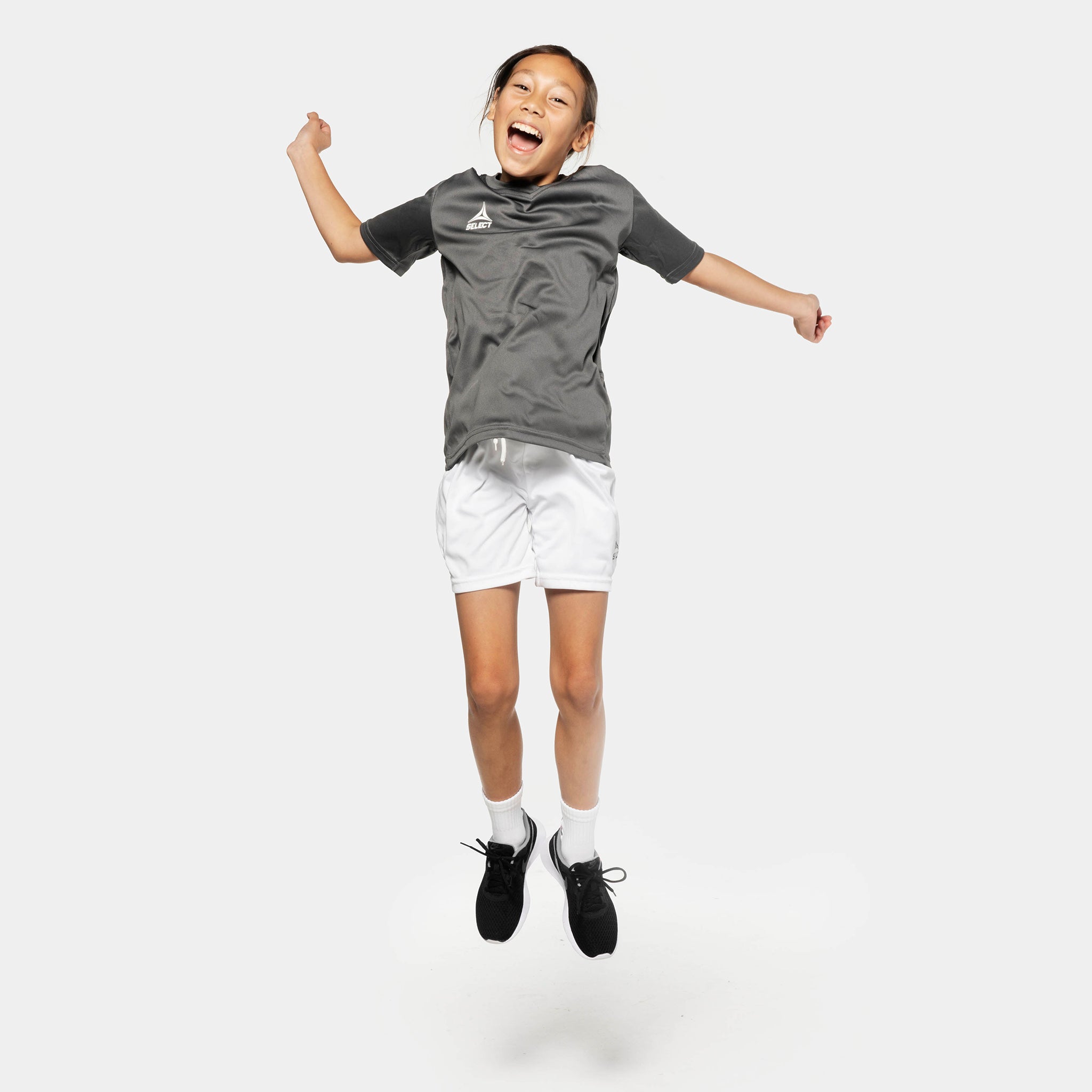 Pisa Shorts - Barn #farge_ #farge_grå #farge_hvit