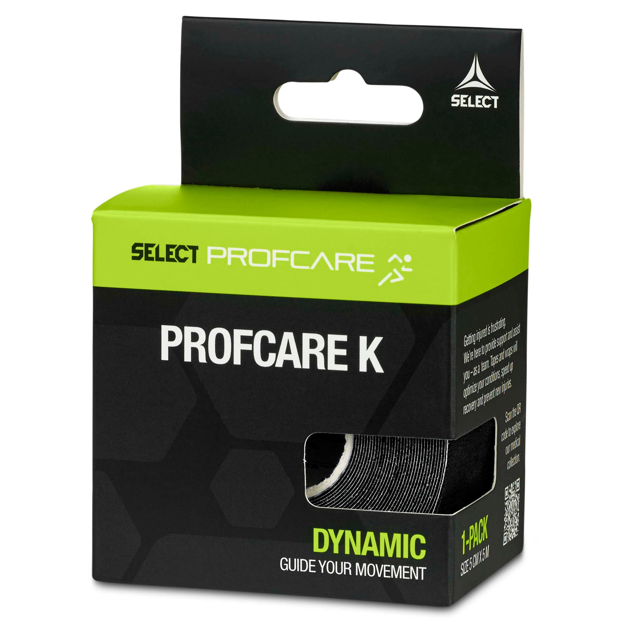 Tape - Profcare K (5 cm. x 5 m.) #farge_ #farge_svart #farge_svart