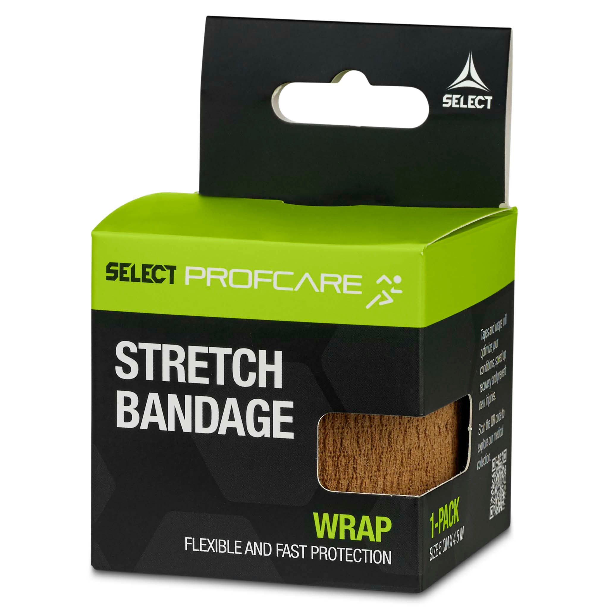 Stretch Bandasje (5 cm. x 4,5 m.) #farge_beige