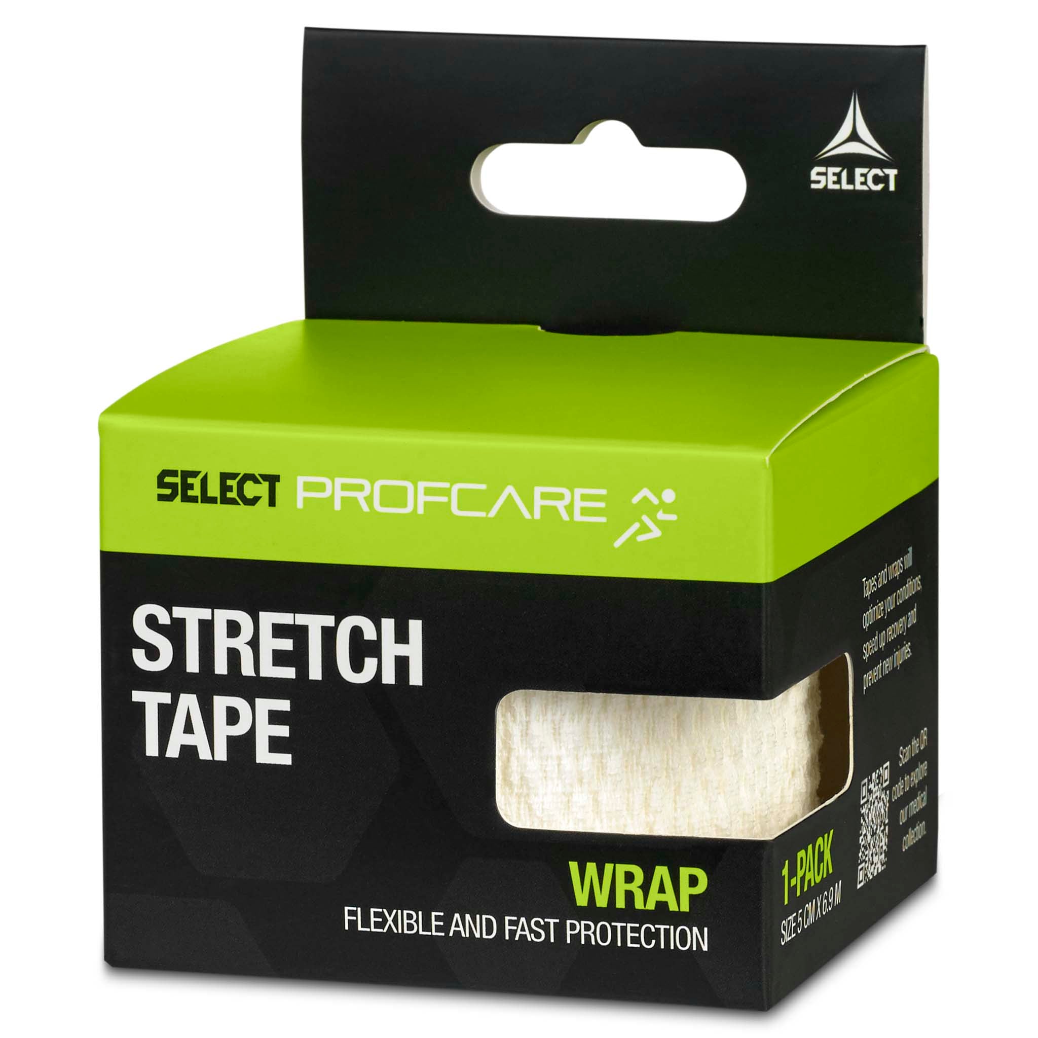 Stretch Tape (5 cm. x 6,9 m.) #farge_hvit