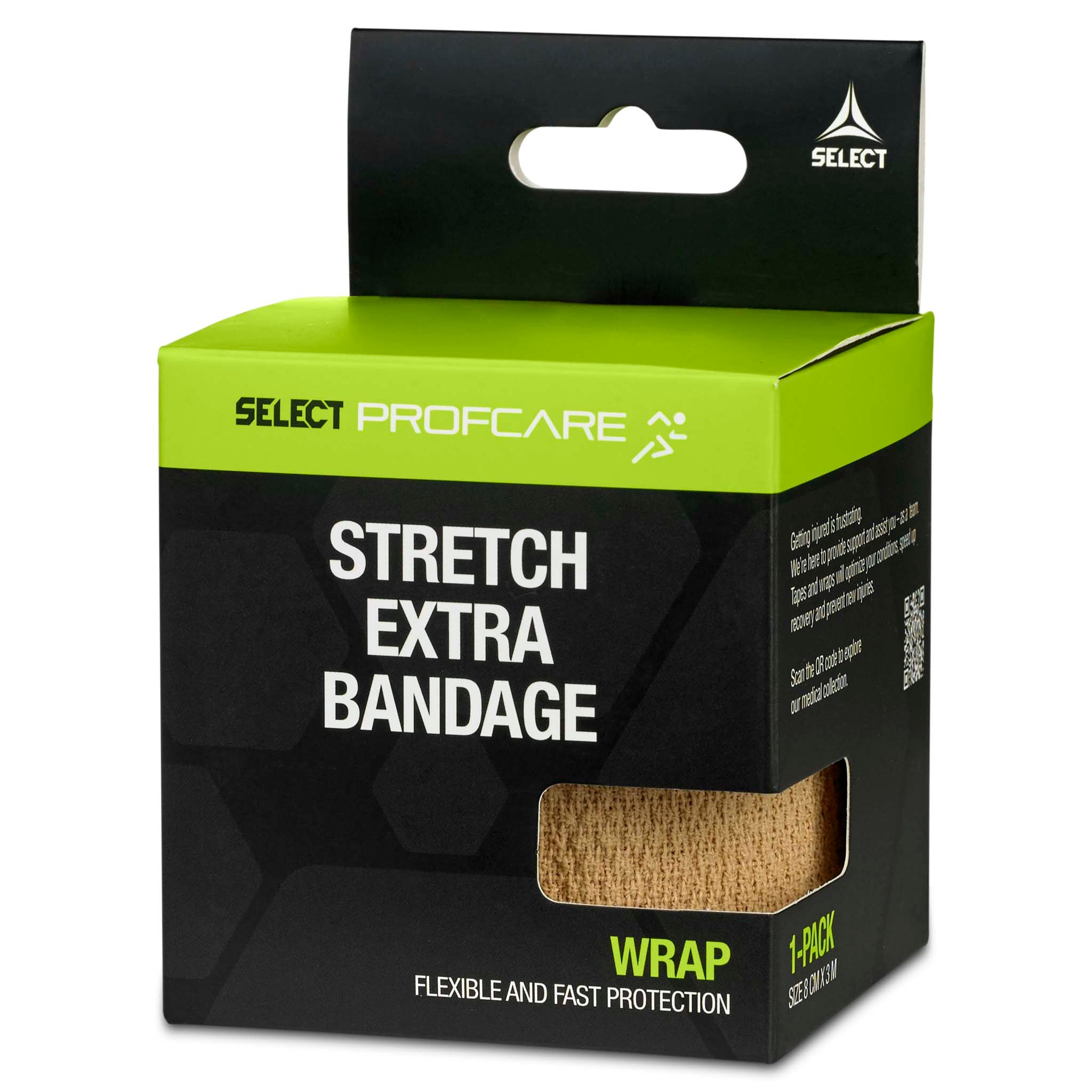 Stretch Extra Bandage (8 cm. x 3 m.) #farge_beige