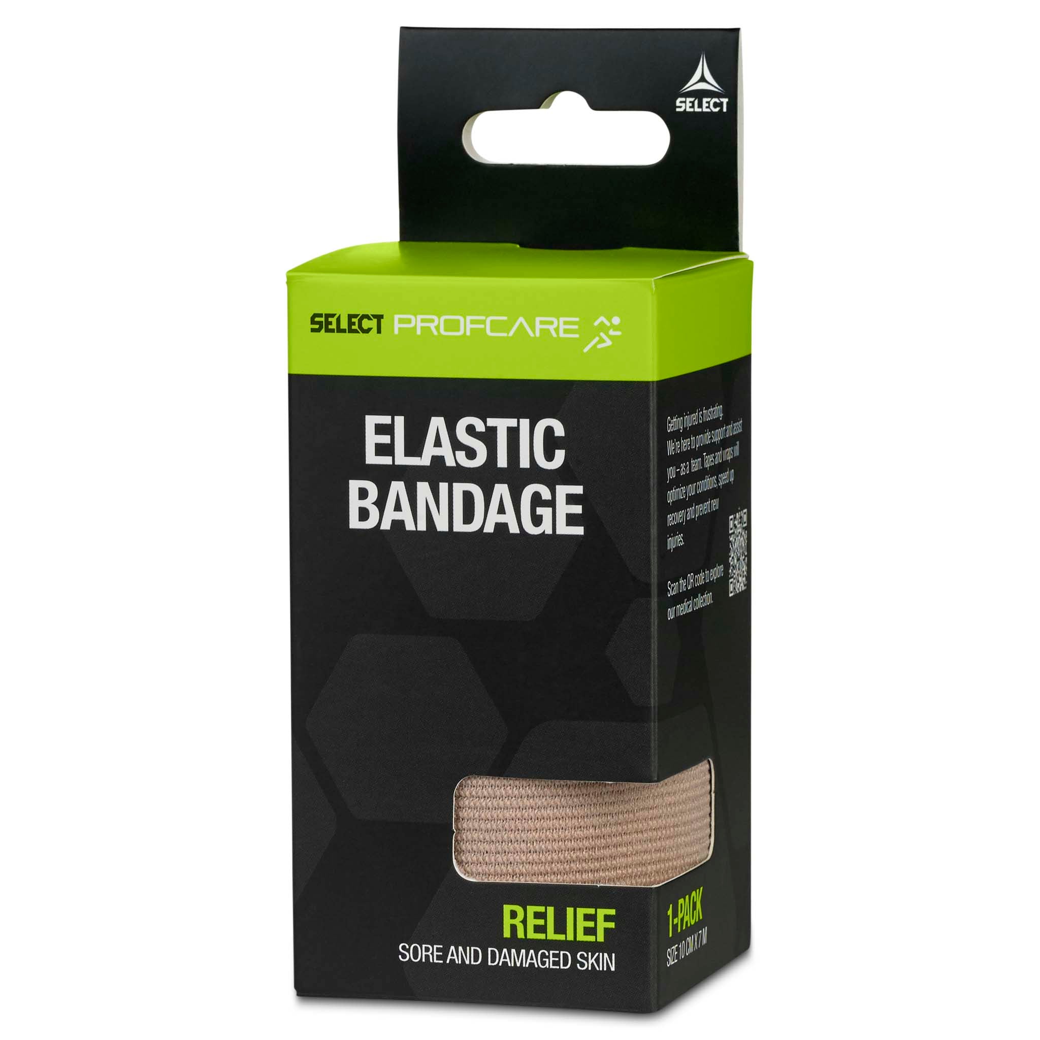 Elastisk bandasje (10 cm. x 7 m.) #farge_beige