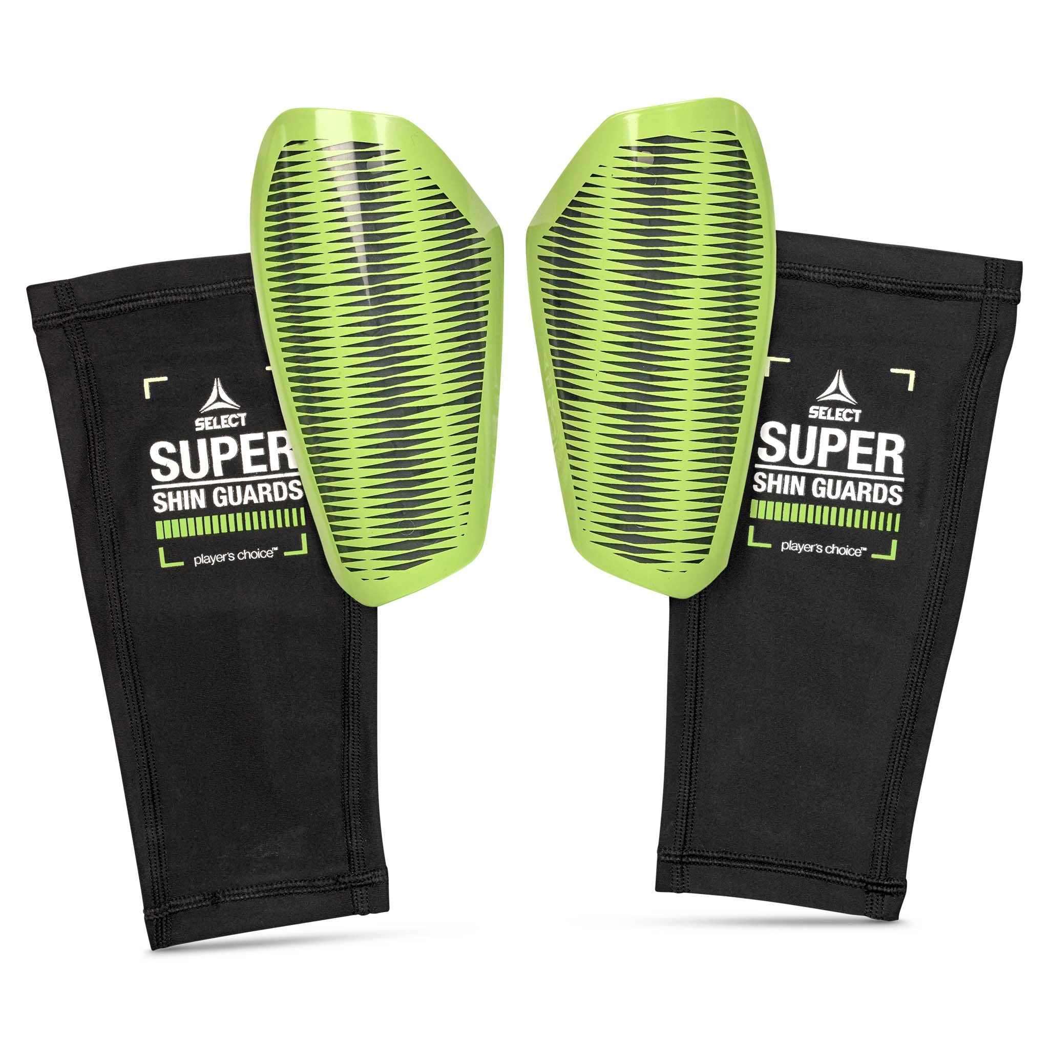 Shin Guard Super #farge_svart/grønn