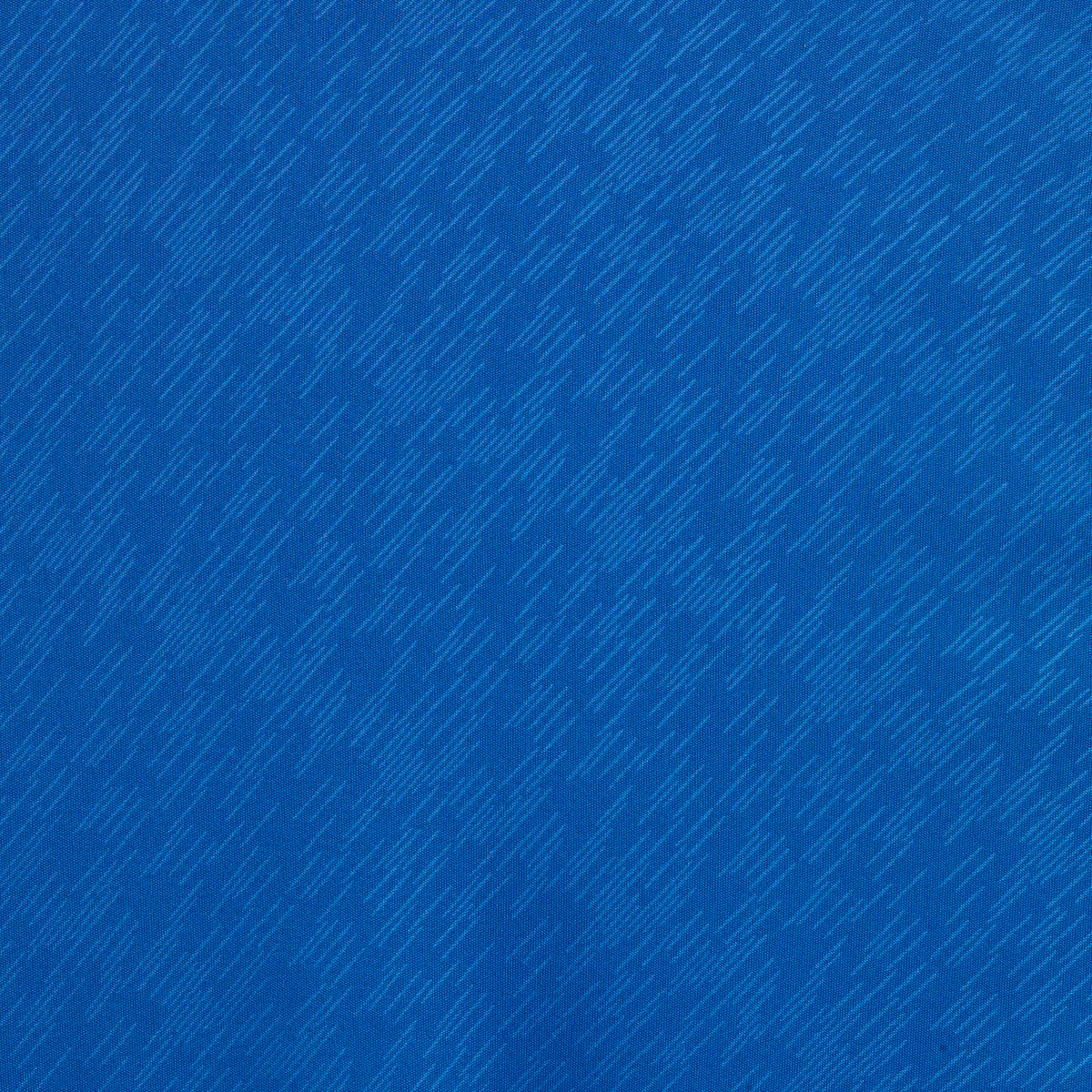 Nærbilde av Player shirt S/S Pisa X, Kamp- & treningstøy, i blått med subtile teksturerte diagonale linjer.