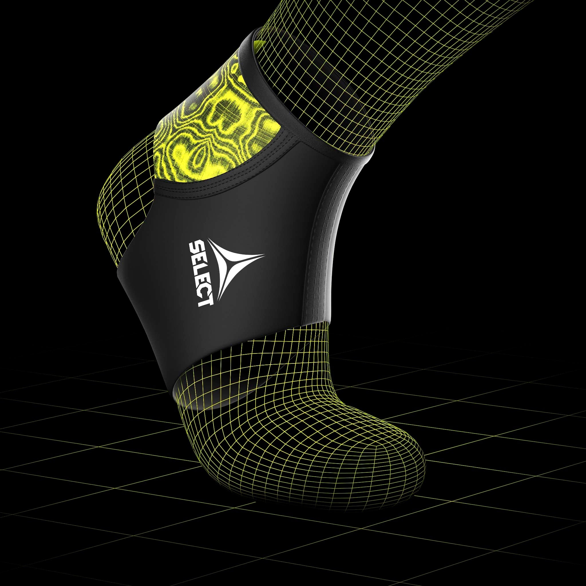 Ankle support - Ankelstøtte #farge_ #farge_svart/grønn #farge_svart/grønn