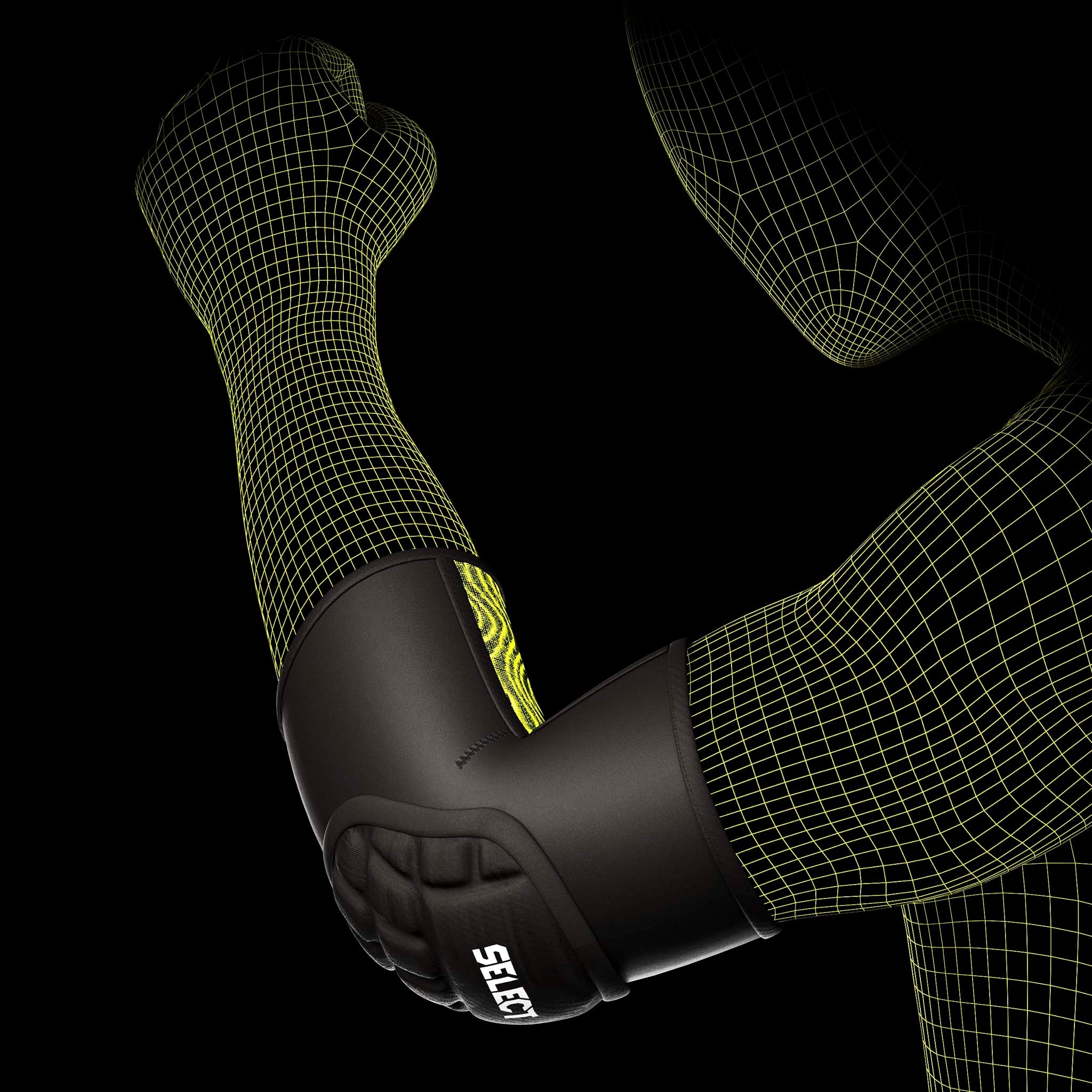 Elbow Protection #farge_ #farge_svart/grønn #farge_svart/grønn