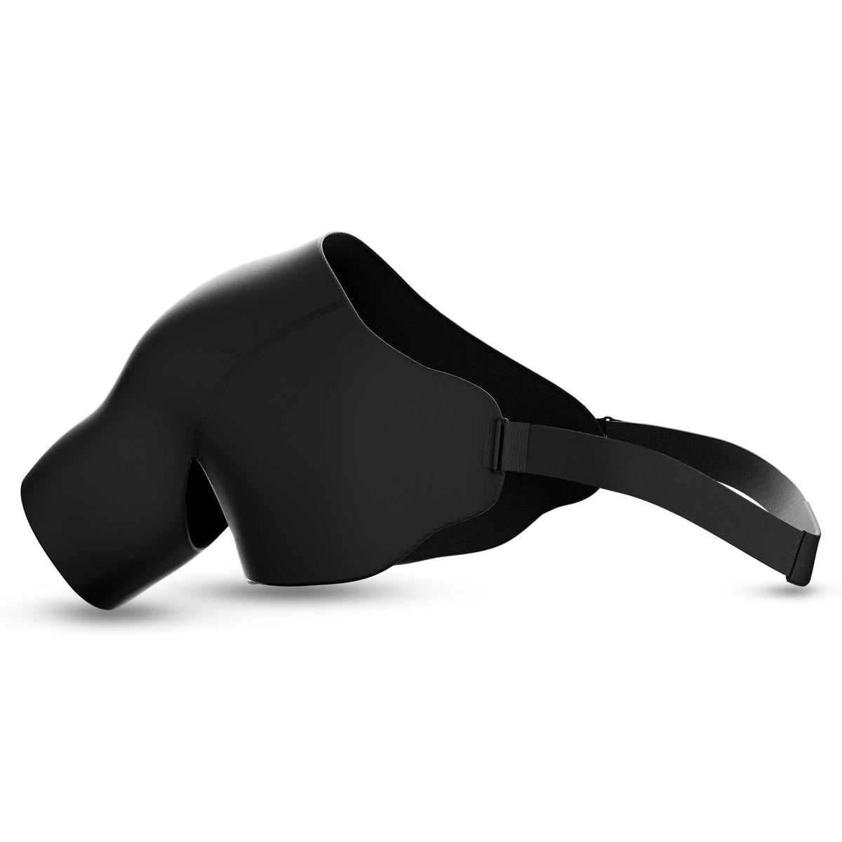 Svart Shoulder Support sportsstøtte, baksidevisning med justerbare stropper.