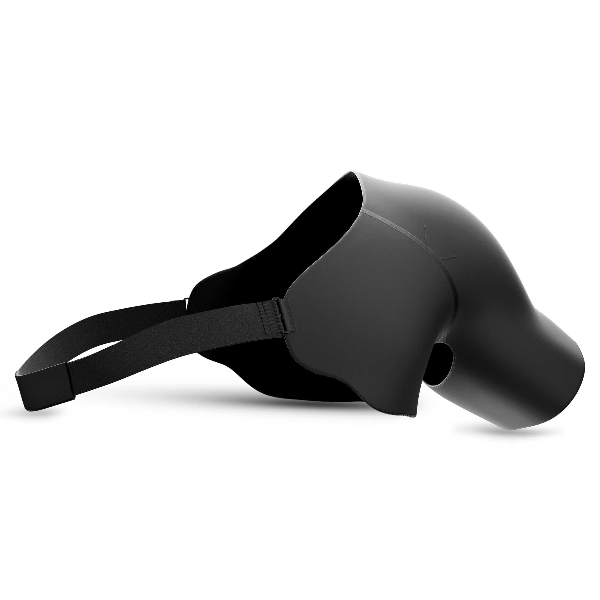 Forside af sort Shoulder Support, en sportsstøtte med justerbar rem.
