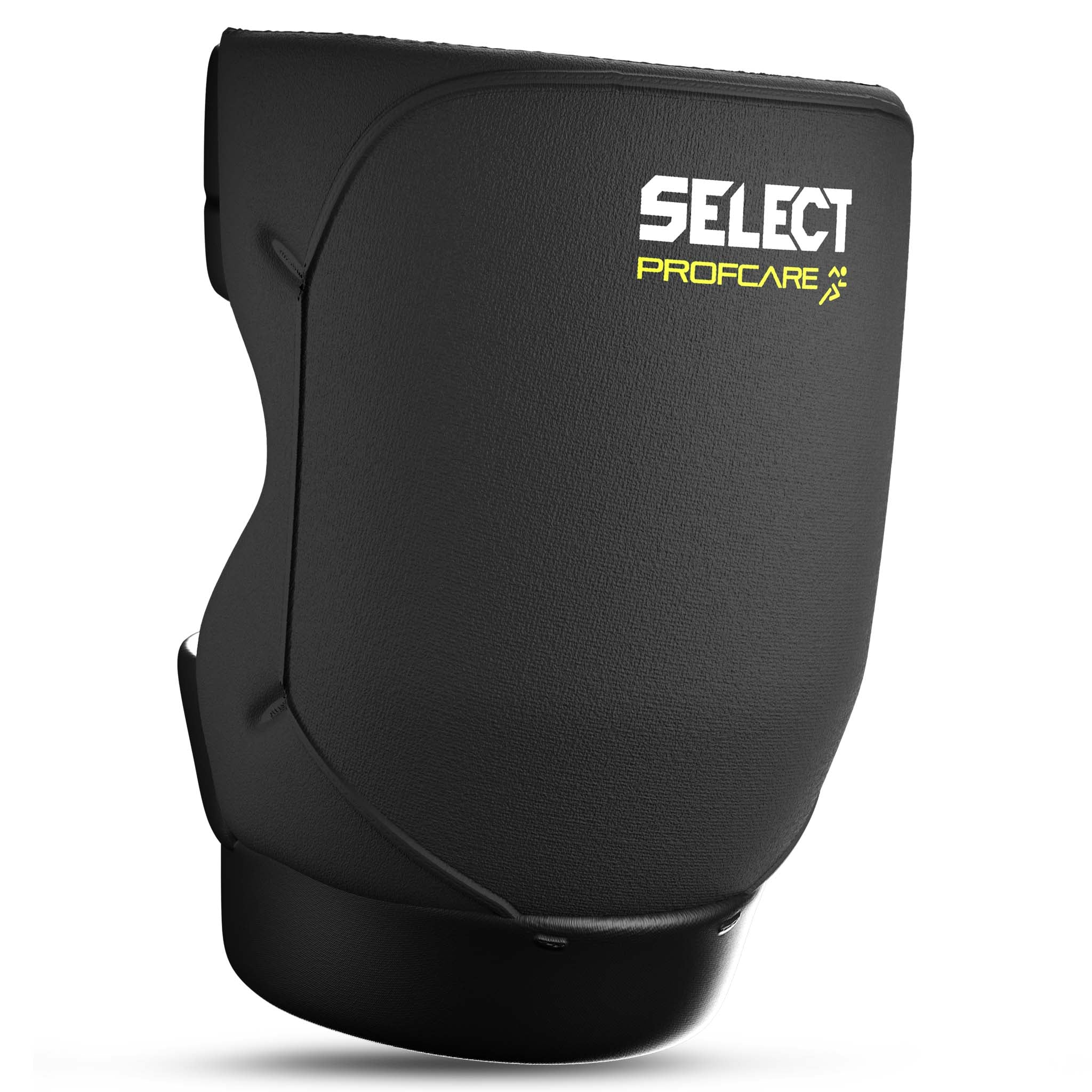 Svart Knee support Volleyball 6206, sportsstøtte, forsidevisning med Select Profcare-logo.