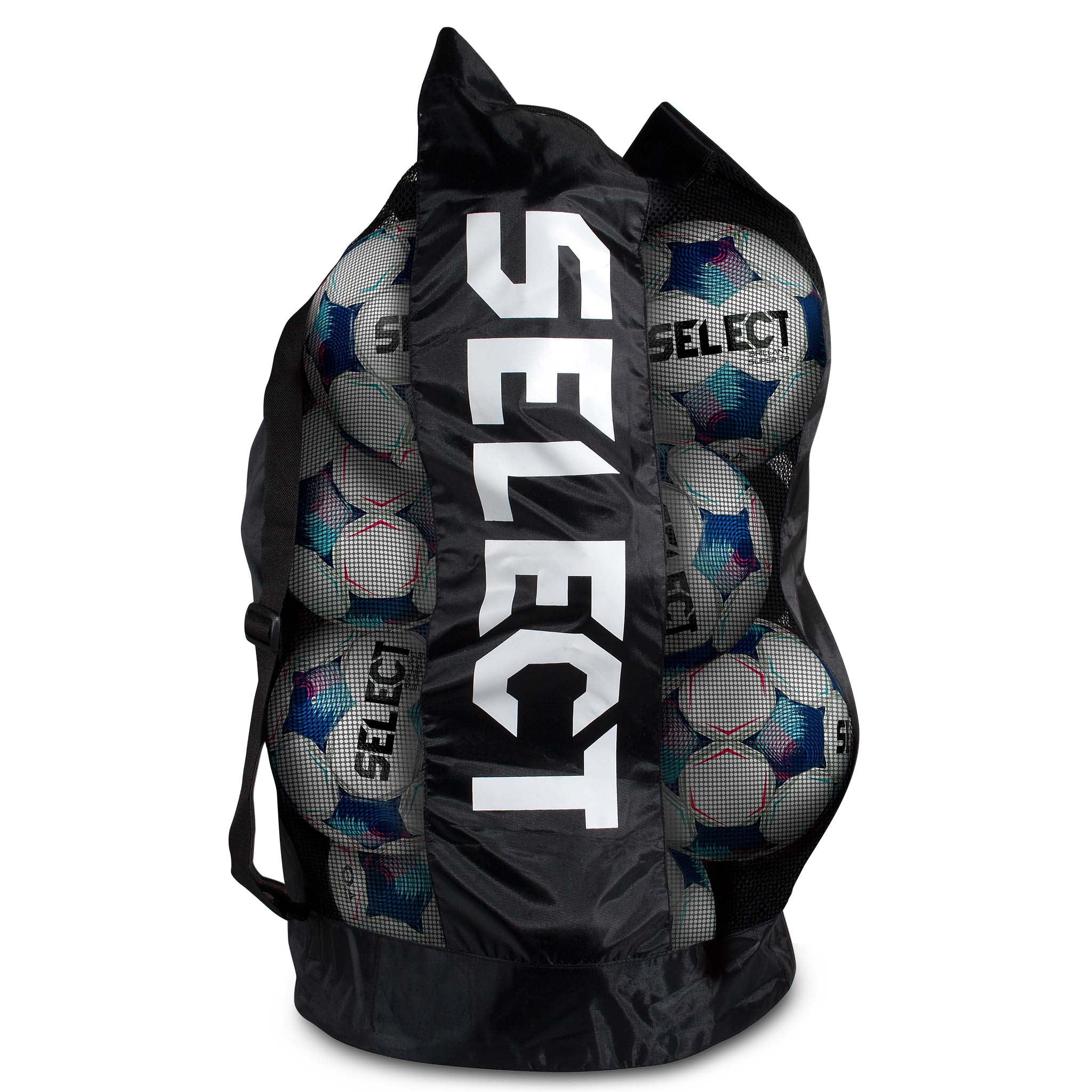 Fotballbag - 10-12 baller #farge_svart
