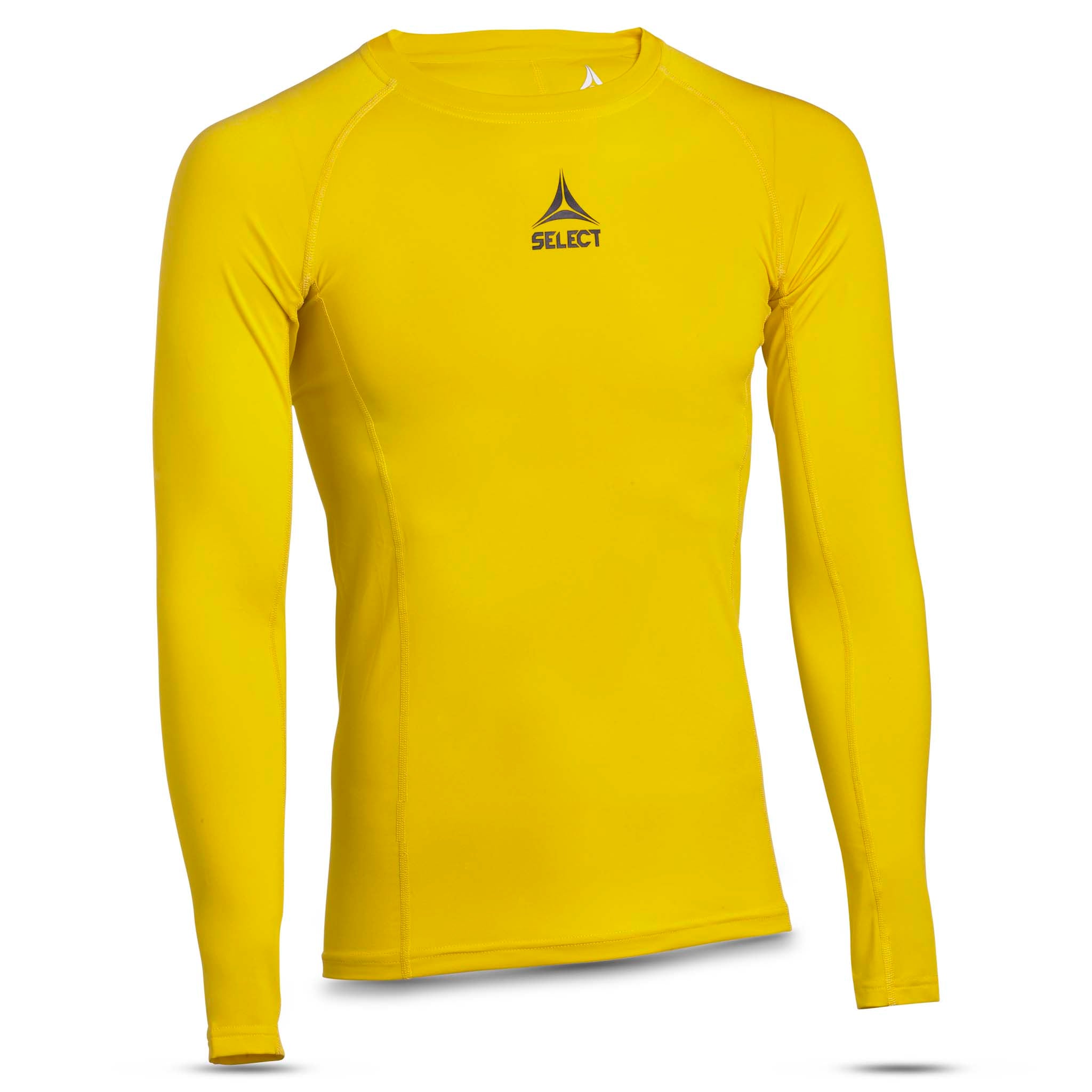 Baselayer langermet - Barn #farge_gul
