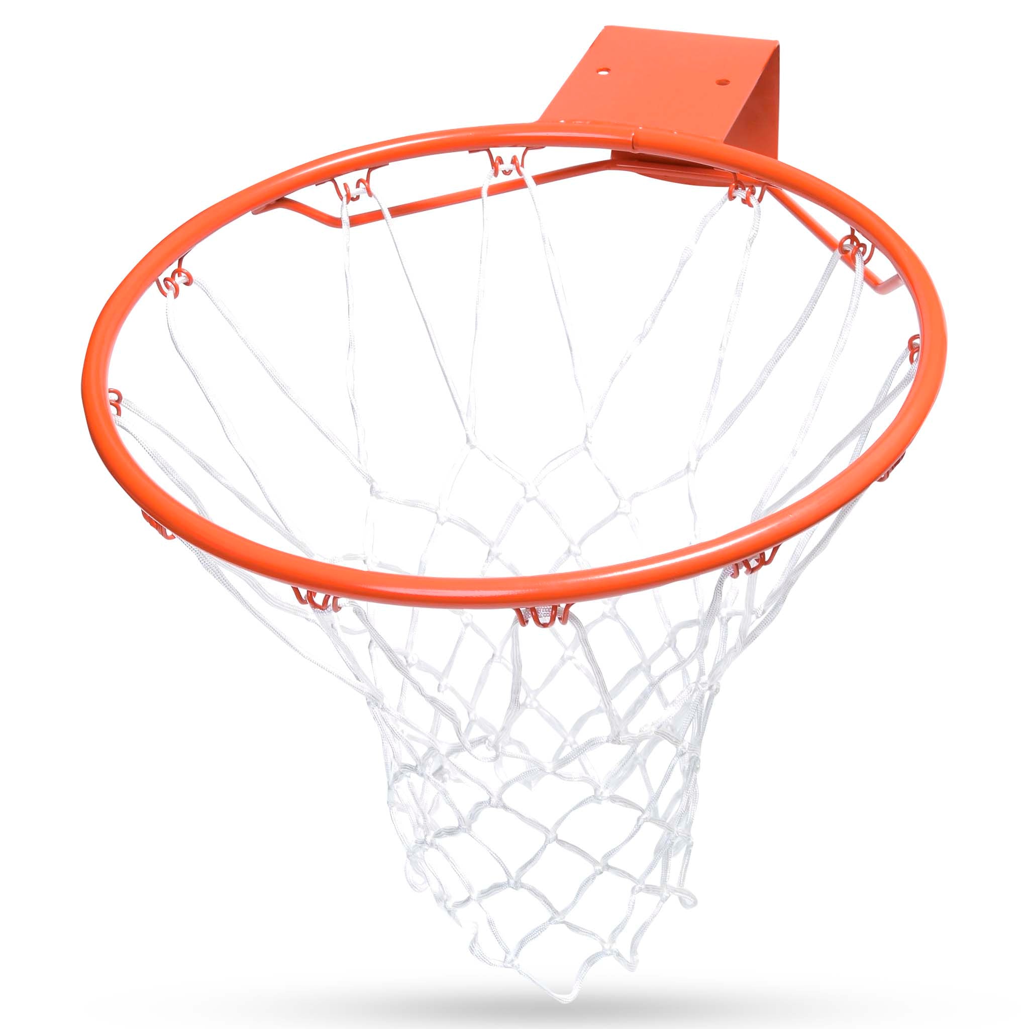 Basketballbøyle med nett #farge_oransje