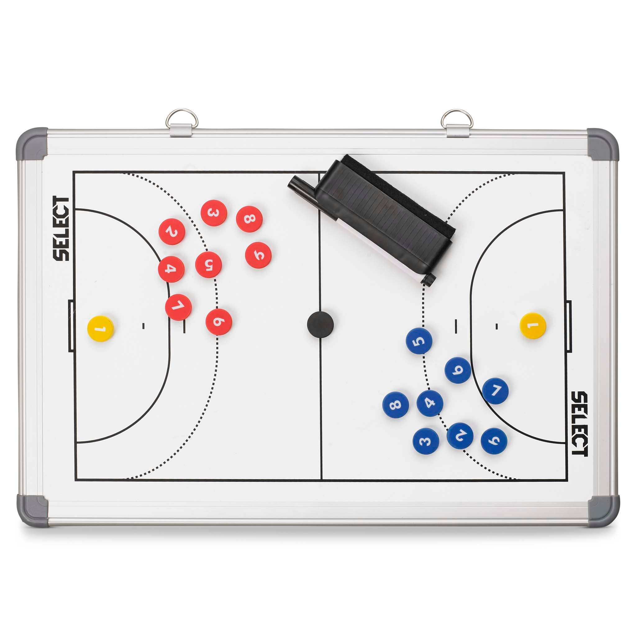 Taktikkbrett aluminium - Håndball #farge_hvit