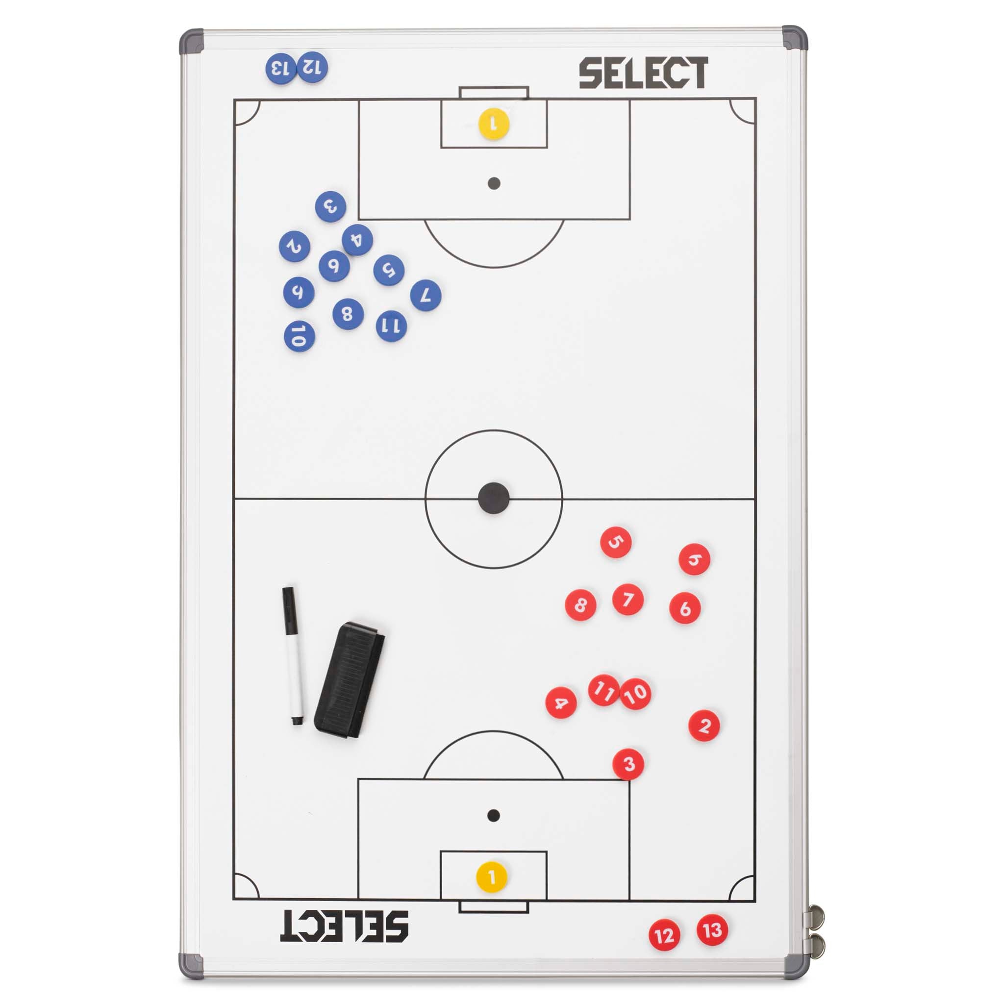 Taktisk brett aluminium - Fotball #farge_hvit