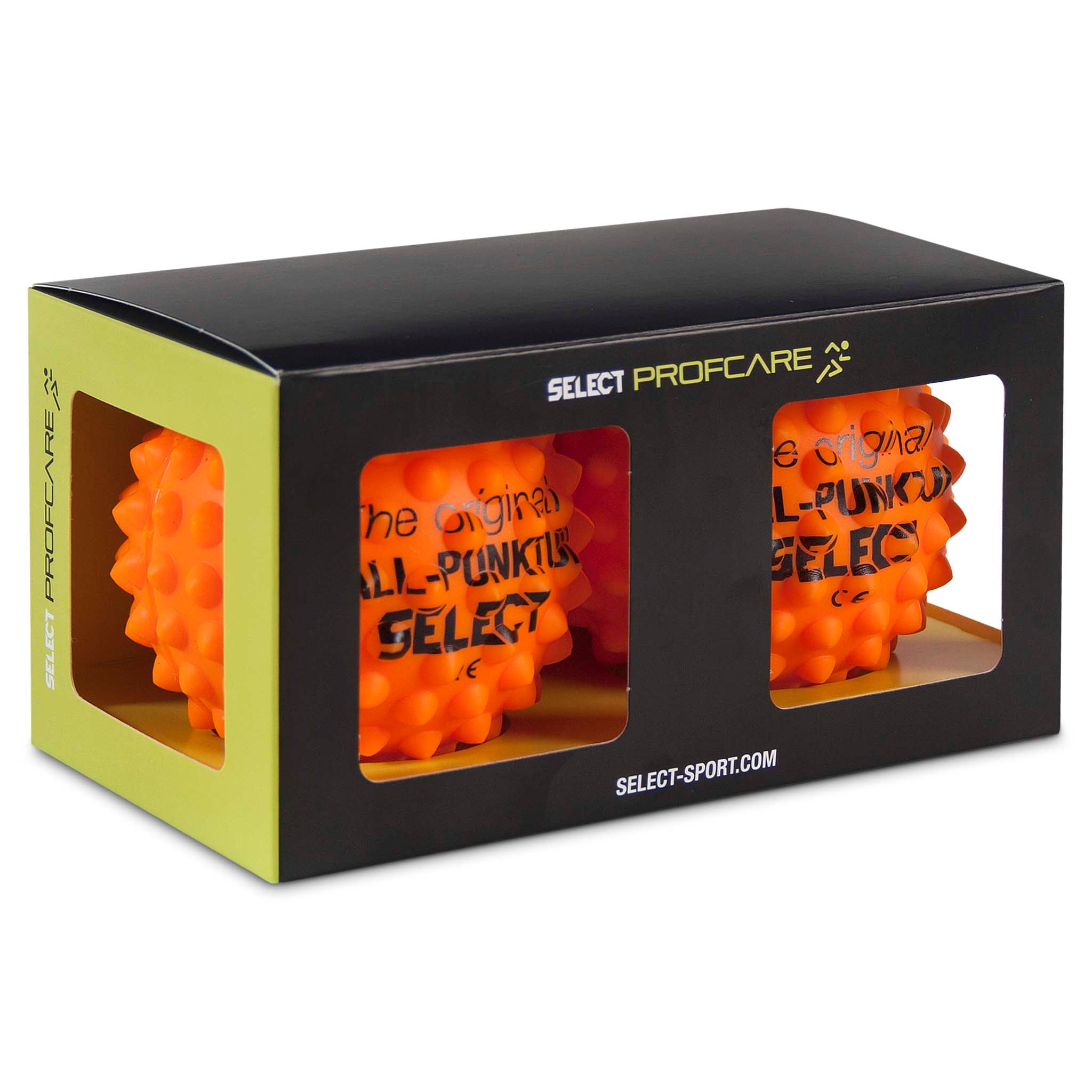 Massasjeball - Ball-Punktur - 2 stk. #farge_oransje