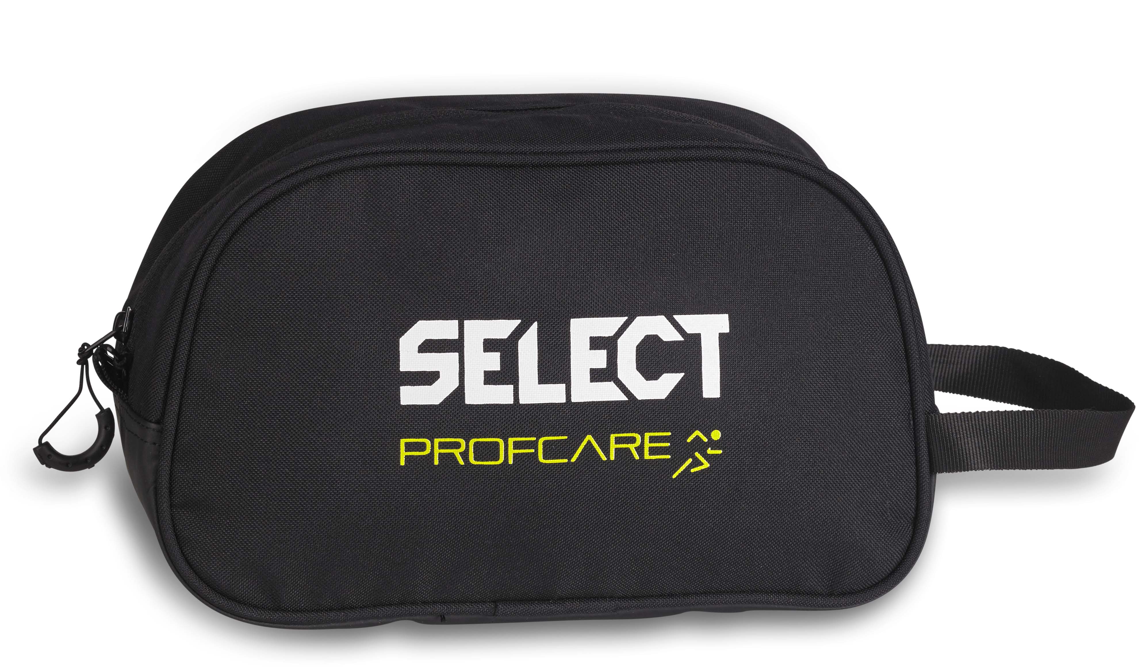Svart Medical bag mini v23, Sports care, forside med hvit og gul logo