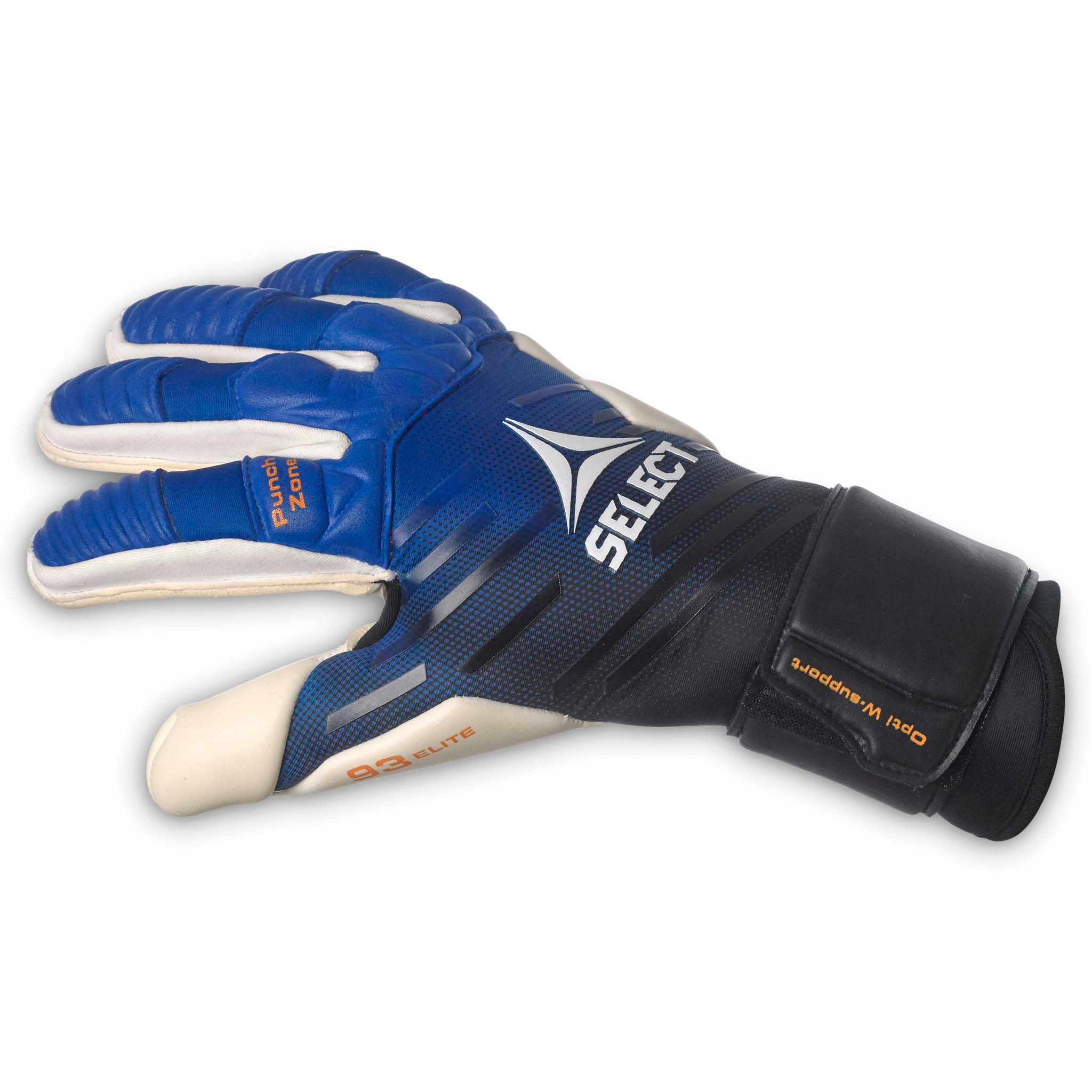 Keeperhansker - 93 Elite #farge_blå/hvit