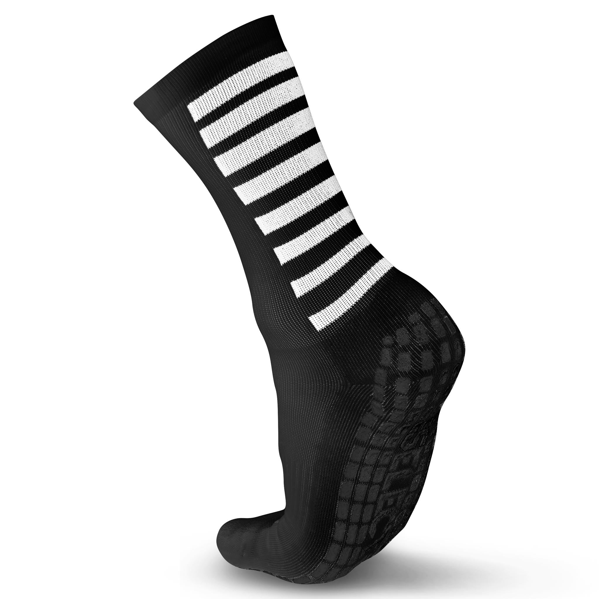 Svarte Sport socks Grip v23, Match & Training wear, hvite striper, gripesåle, ekstra bilde