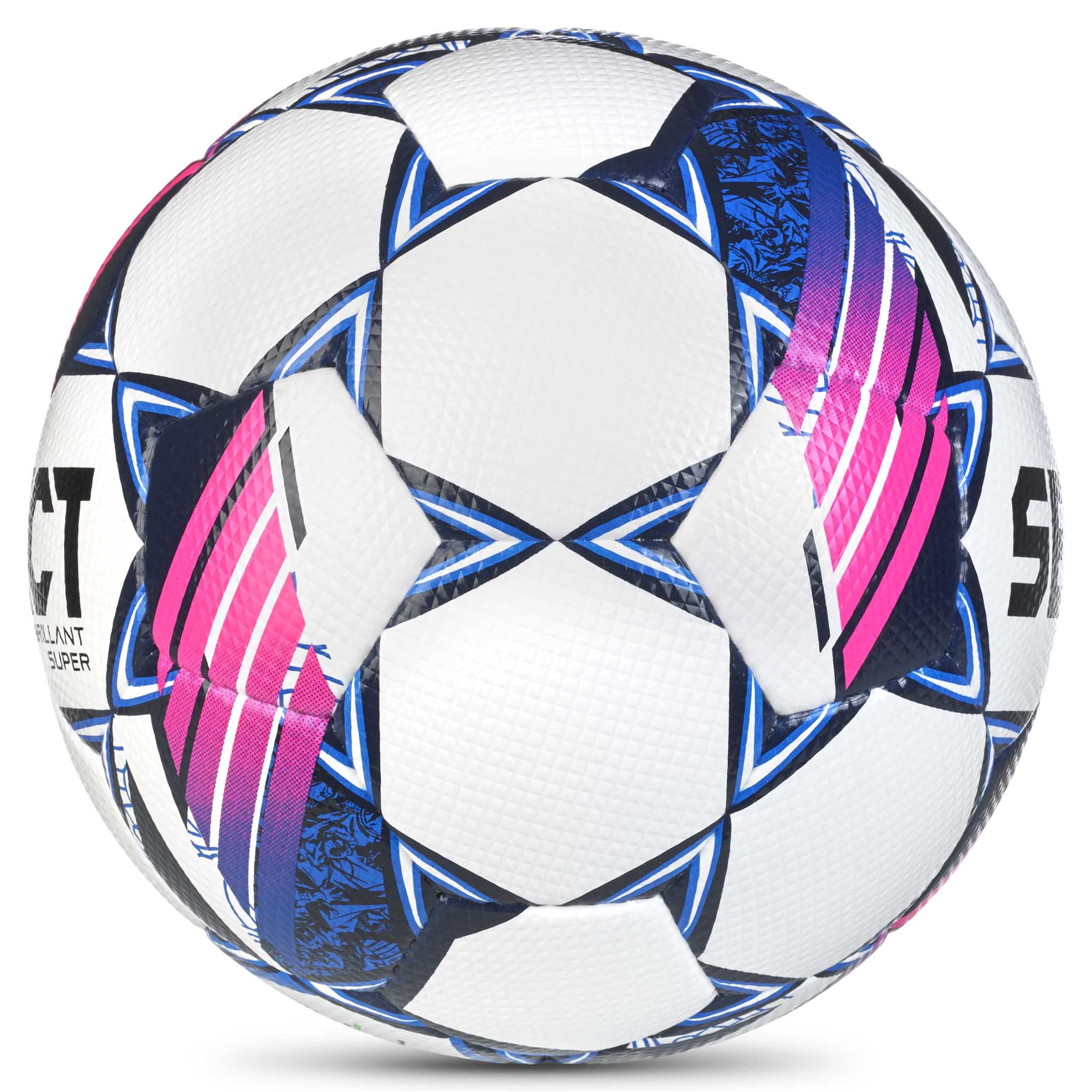 Fotball - Brillant Super #farge_hvit/blå