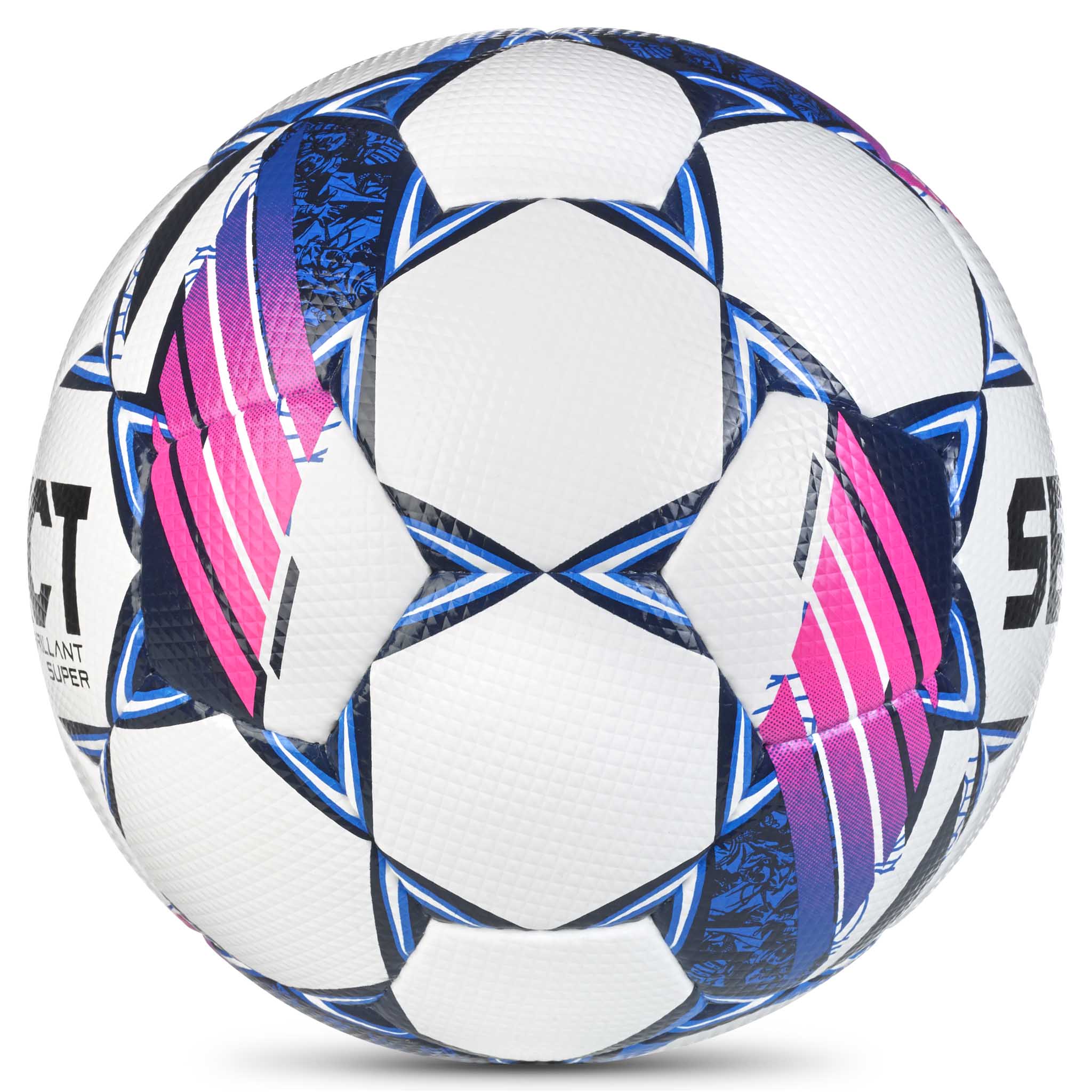 Fotball - Brillant Super #farge_hvit/blå