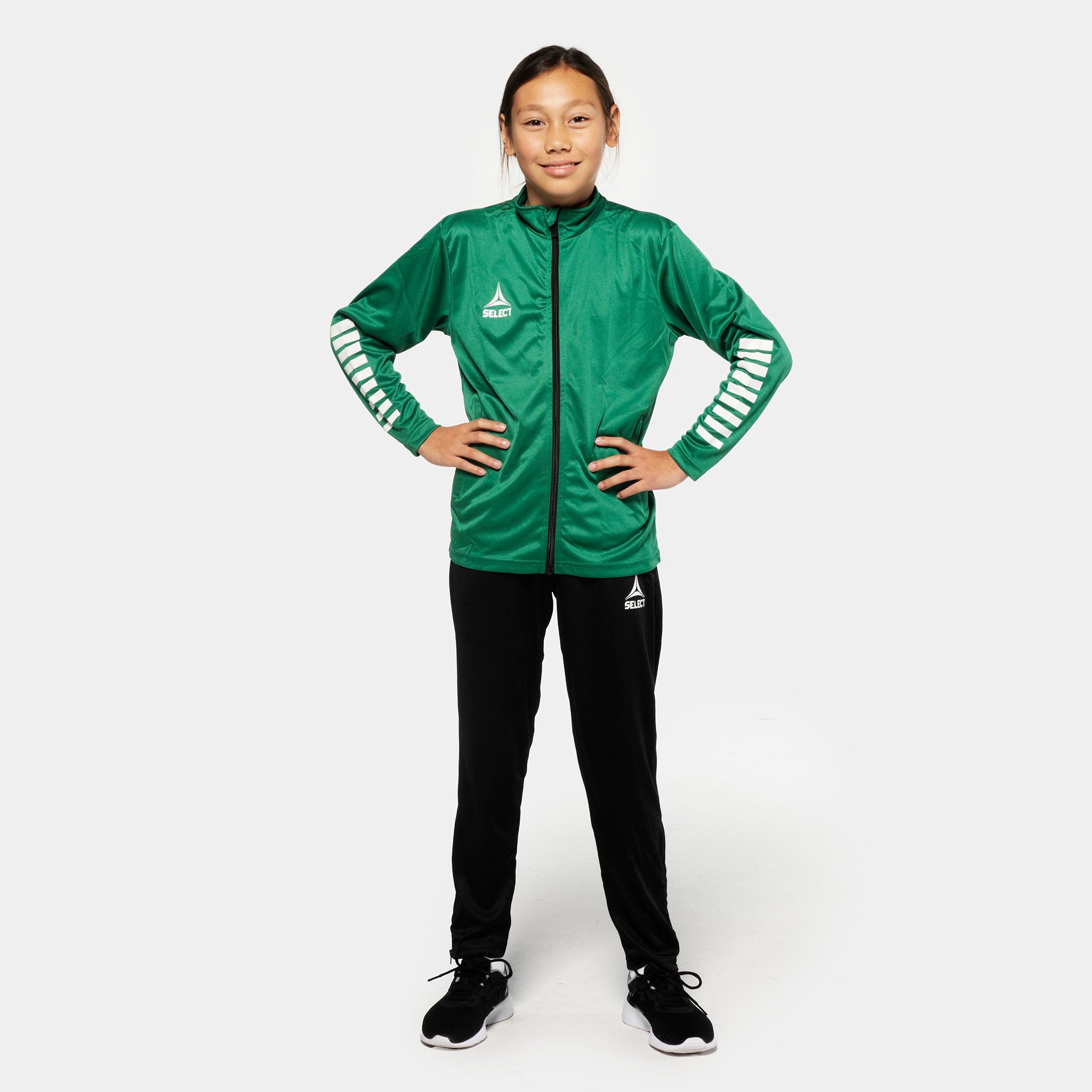 Pisa treningsbukser regular fit - Barn #farge_ #farge_grønn/hvit #farge_svart