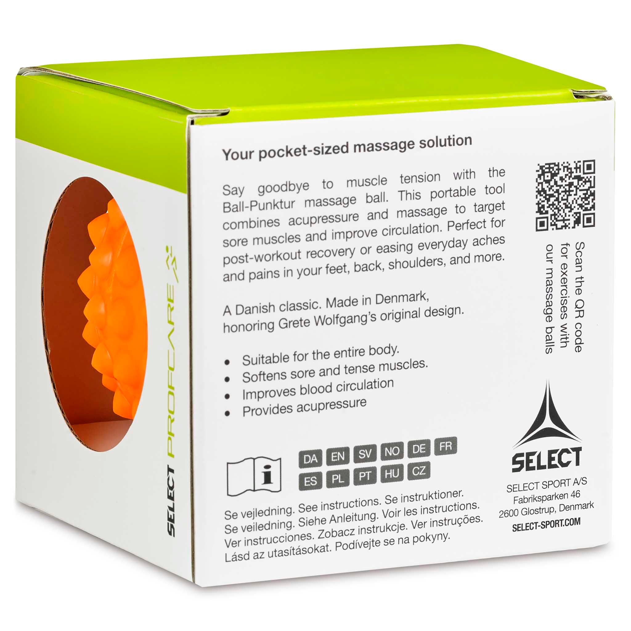 Massasjeball - Ball-Punktur #farge_oransje