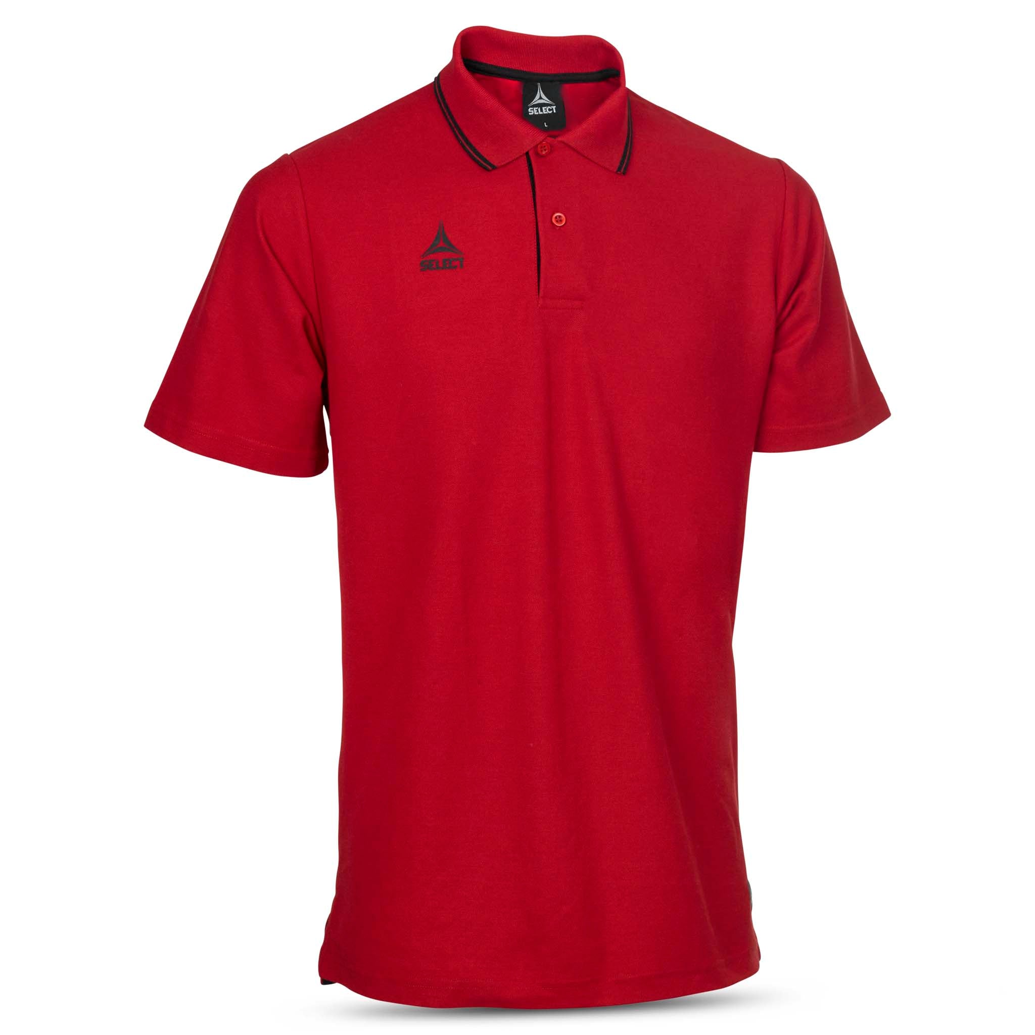 Oxford Polo T-shirt #farge_rød
